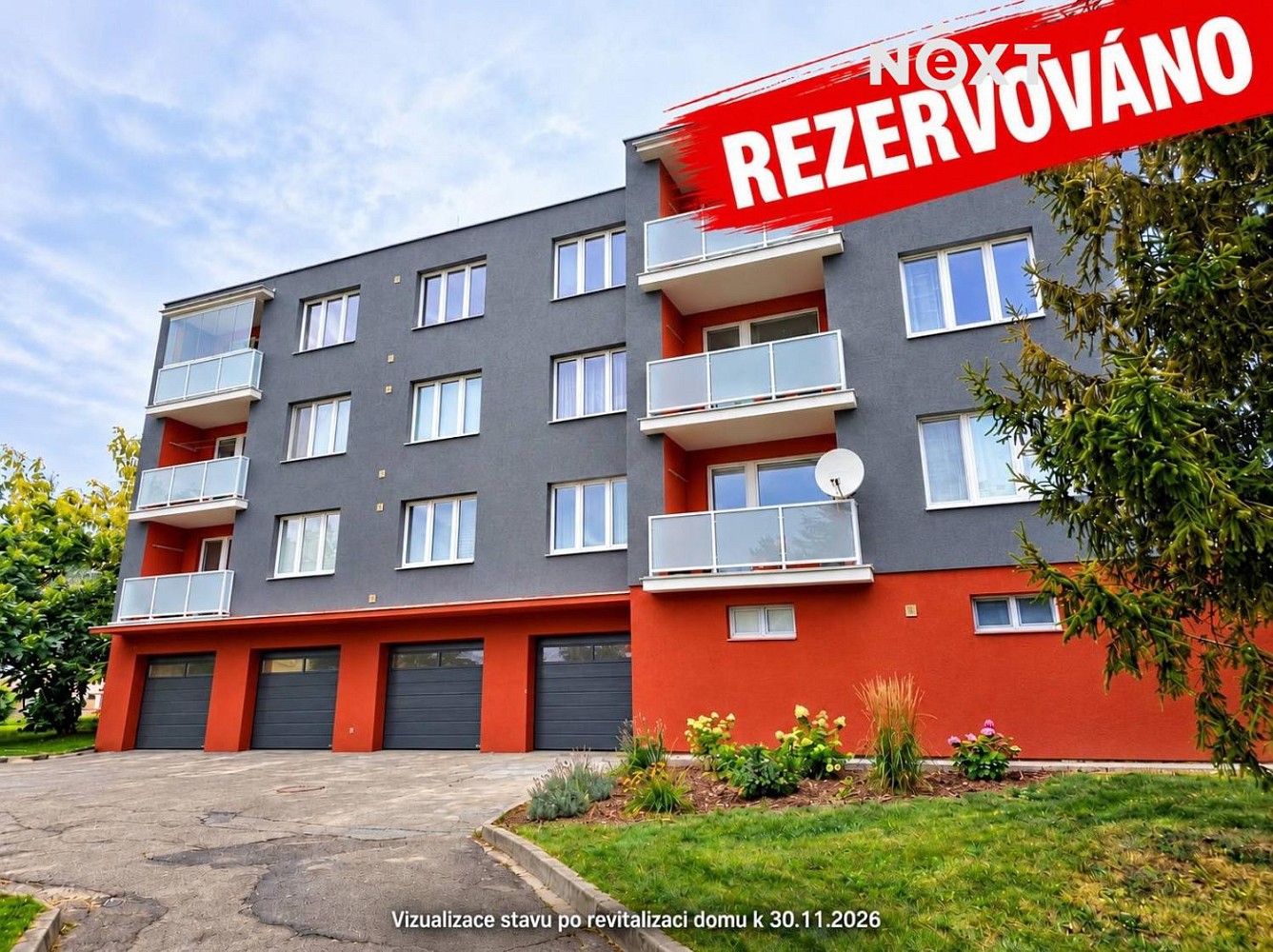 Byt 2+1, 61 m²