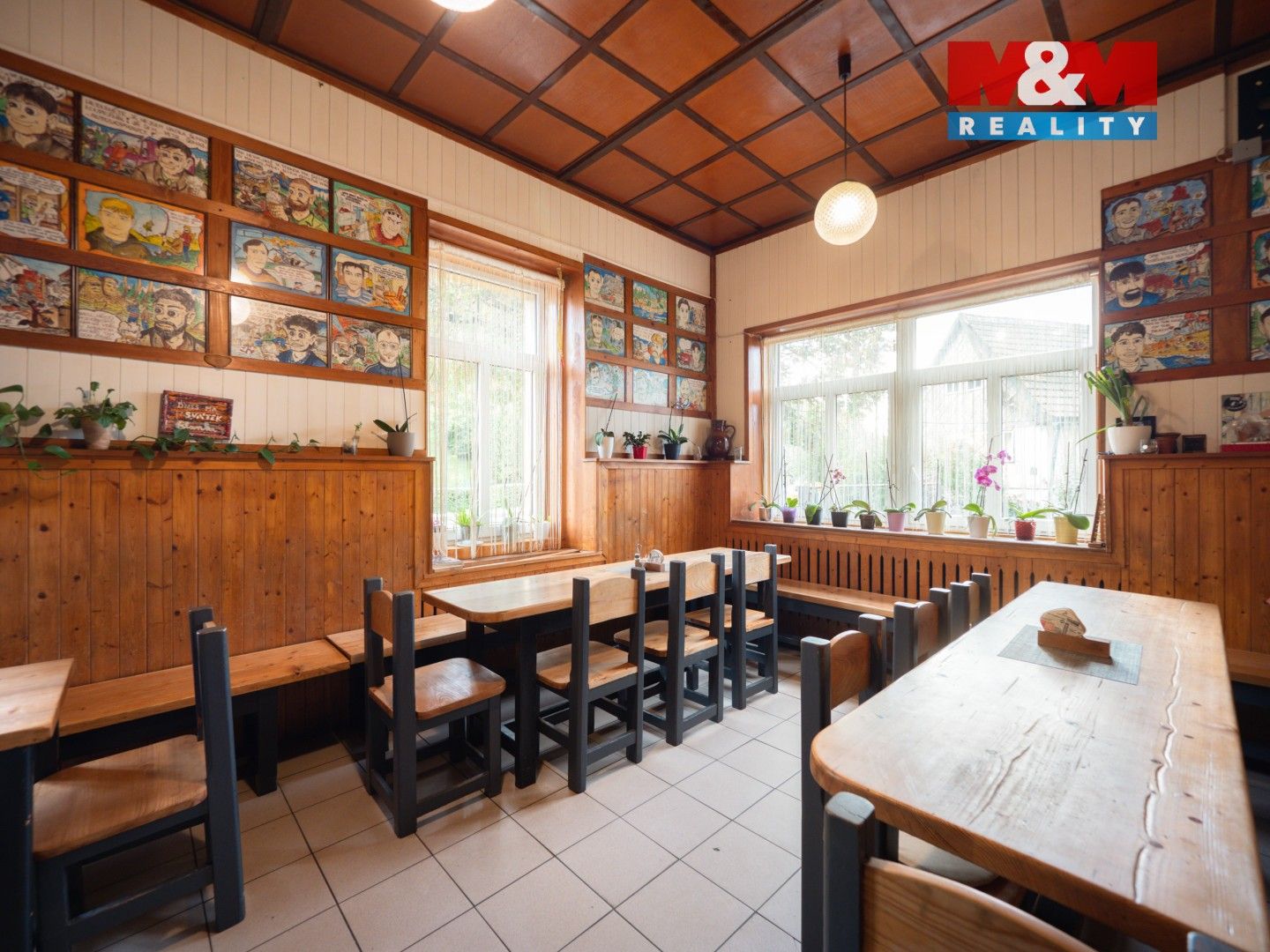 Restaurace, Želízy, 640 m² - 2