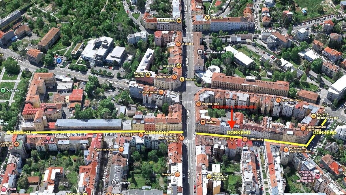 Pronájem obchodní prostory - Brno, 602 00