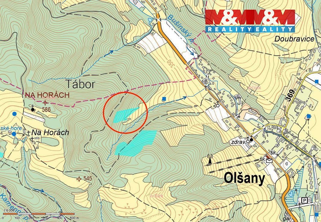 Les, 8 828 m²