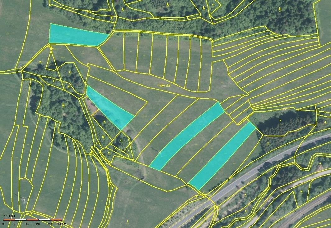 Zemědělské pozemky, Střelná