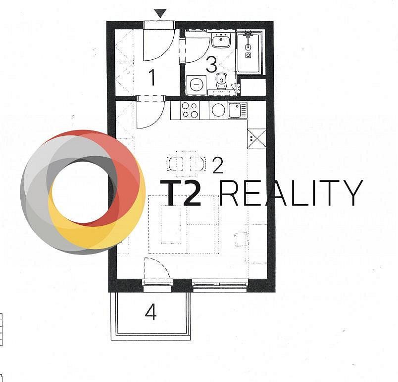Prodej byt 1+kk - Praha - Střížkov, okres Praha 9, Hlavní město Praha, 37 m² - 2
