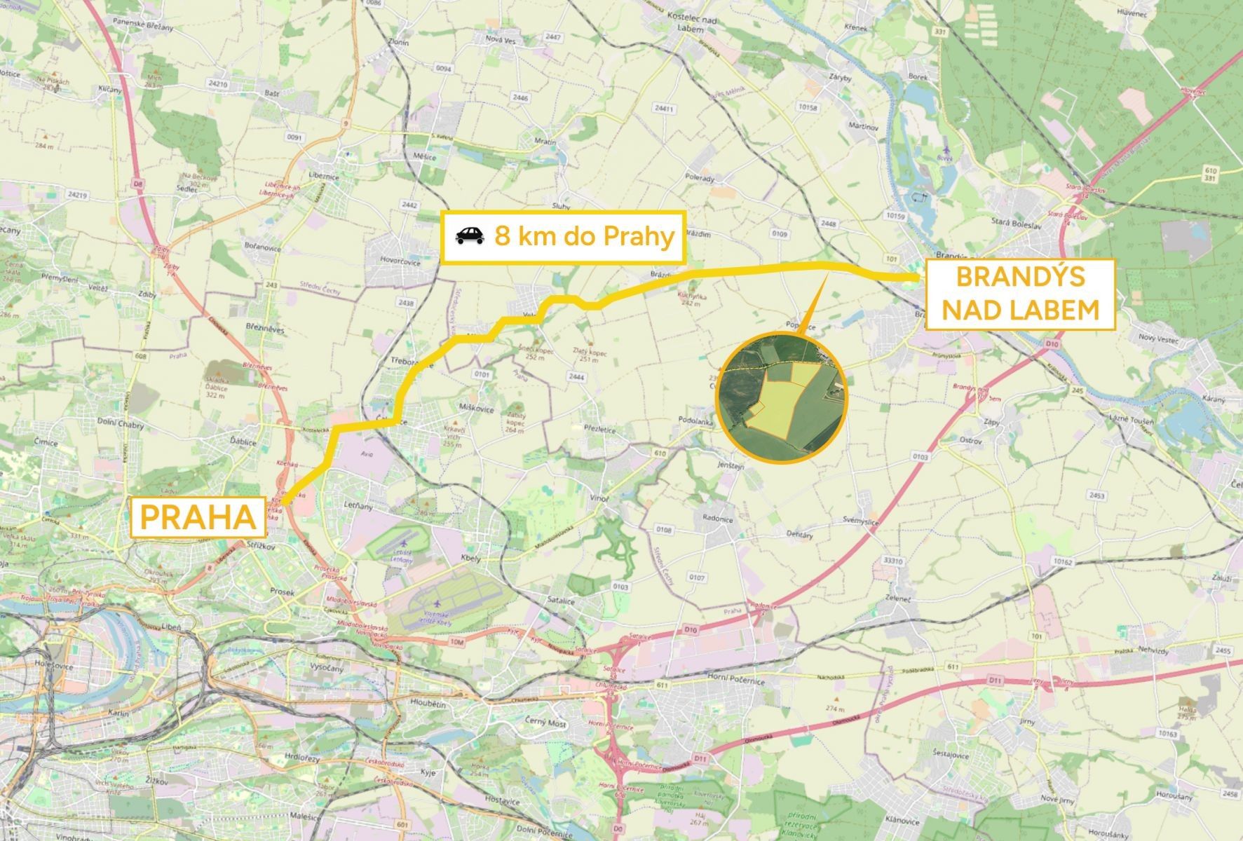 Zemědělské pozemky, Brandýs nad Labem, Brandýs nad Labem-Stará Boleslav