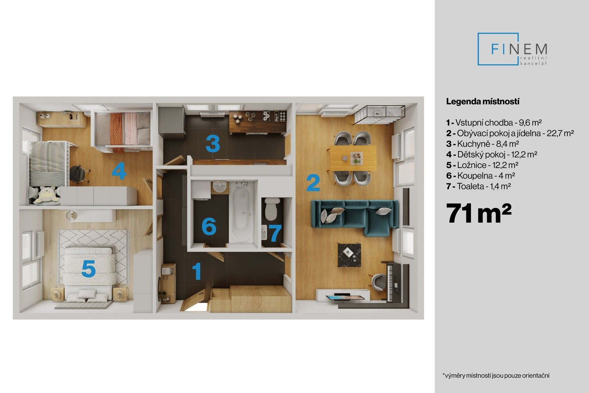 Prodej rodinný dům - Ke Studánkám, Libčice nad Vltavou, 73 m² - 5