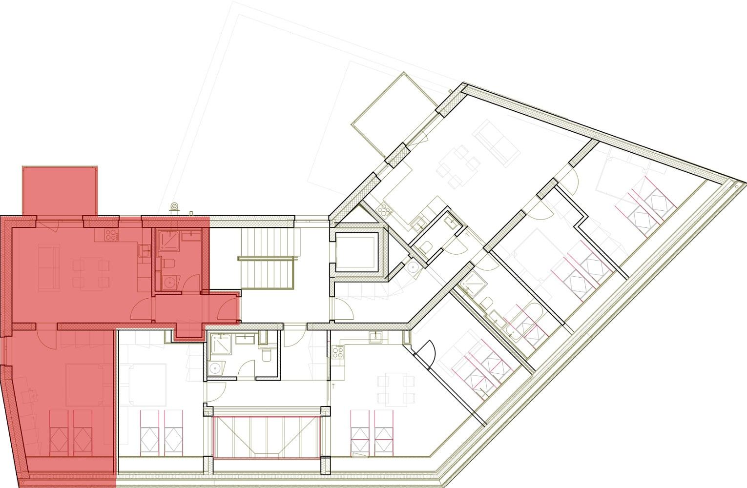 Byt 2+kk · 52 m² · Elišky Přemyslovny, Praha 5 - Zbraslav - 3