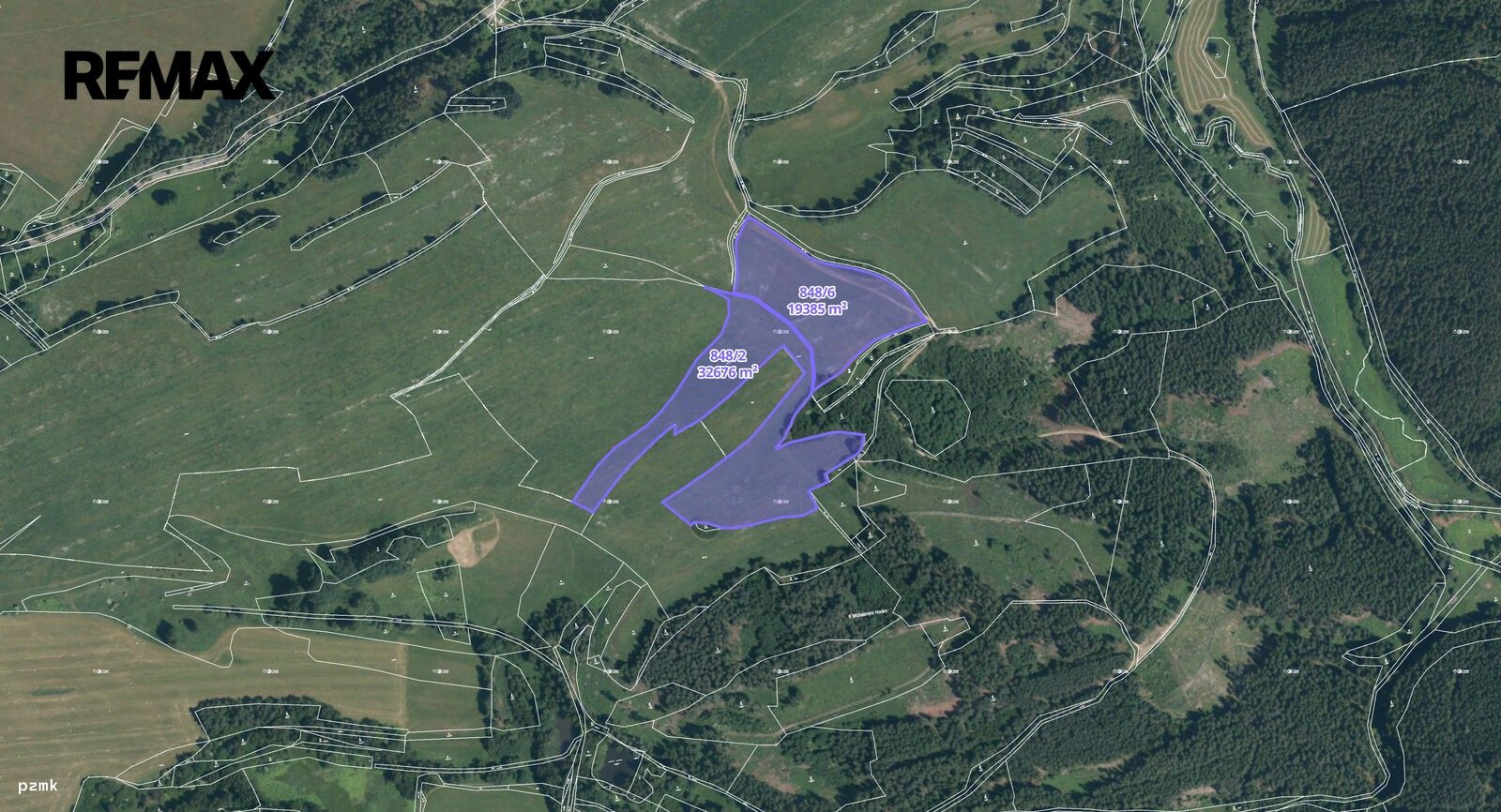 Zemědělské pozemky, Chodová Planá, 104 100 m² - 2