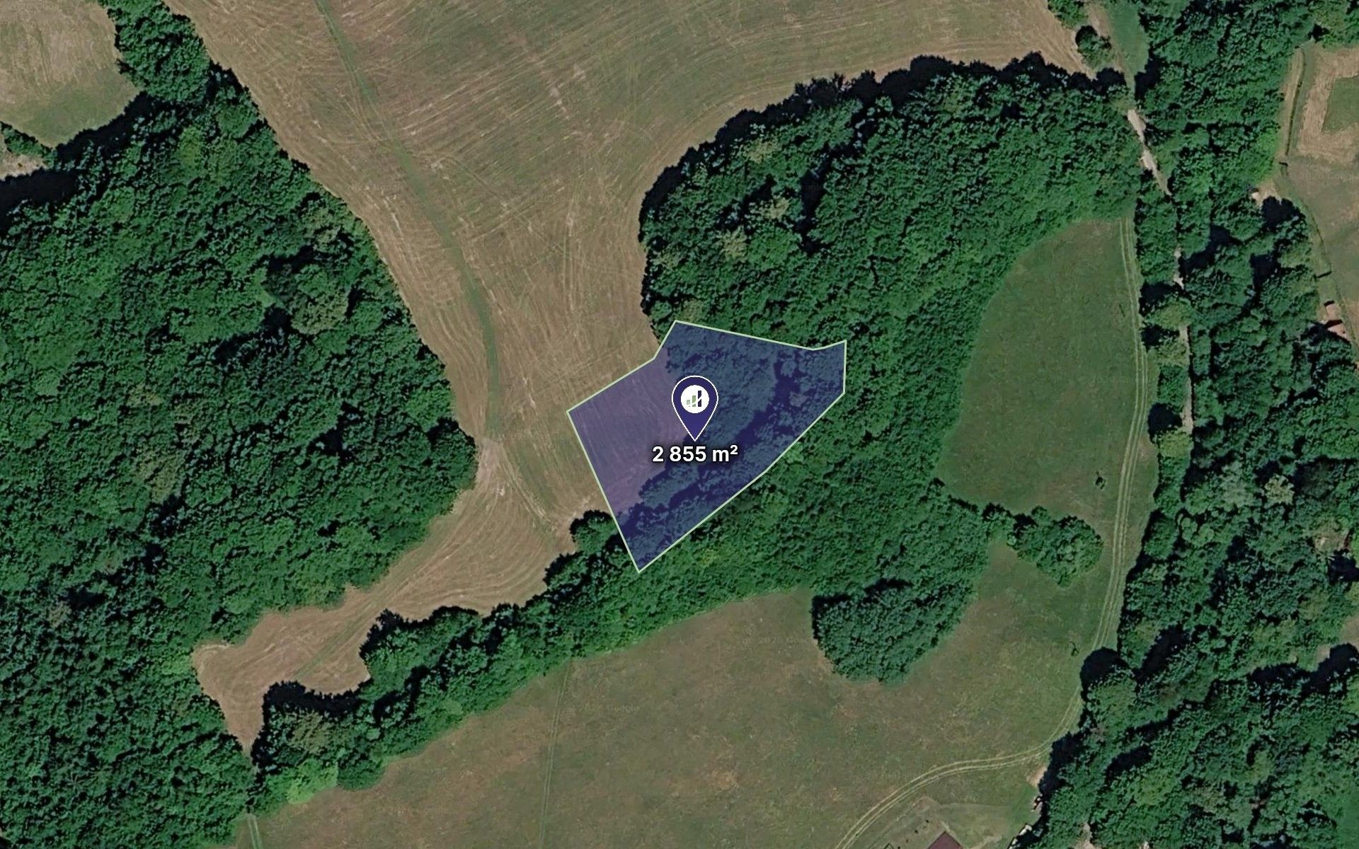Zemědělské pozemky, Prlov, 2 855 m² - 1