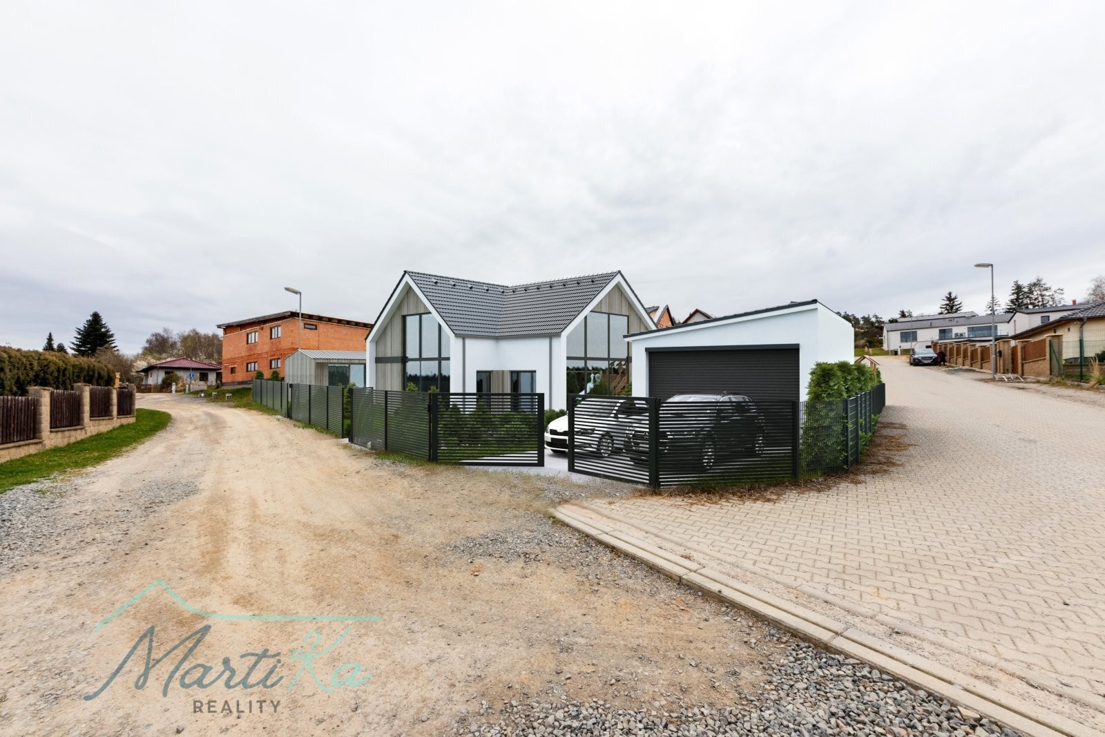 Stavební pozemek, Psáry – pohled 2