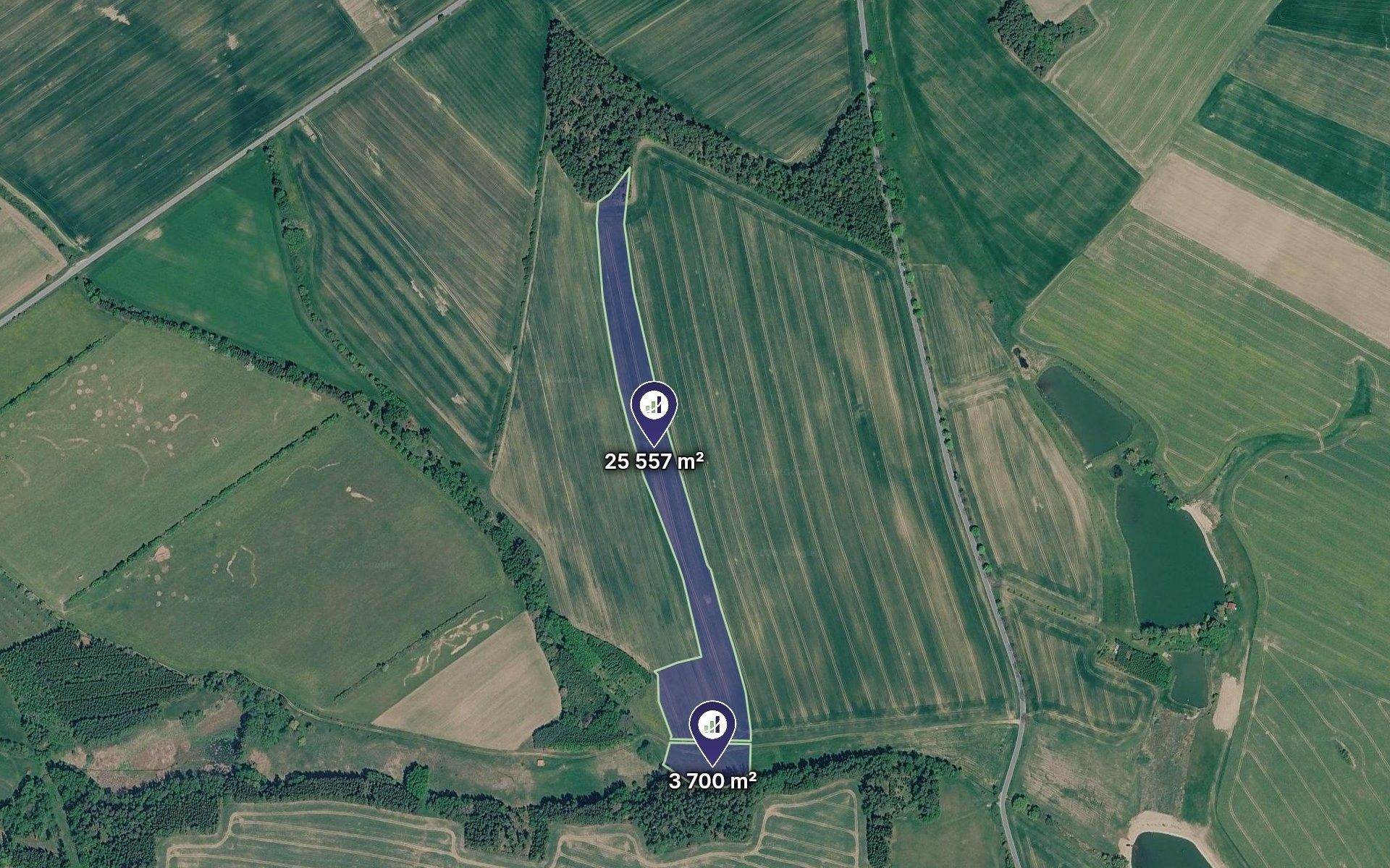 Zemědělské pozemky, Rozseč, 29 257 m² - 1
