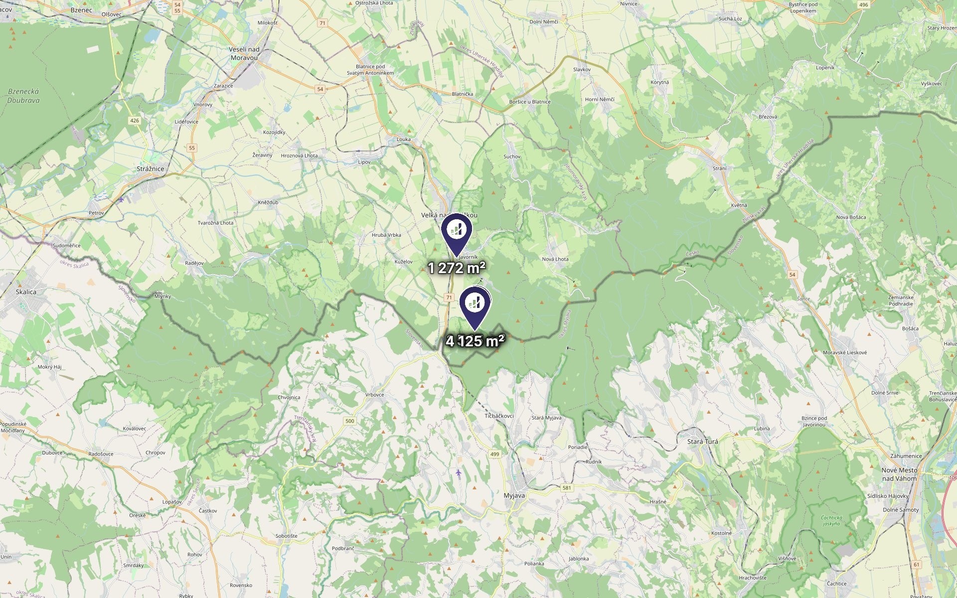 Louka · 6 942 m² · Javorník - 4