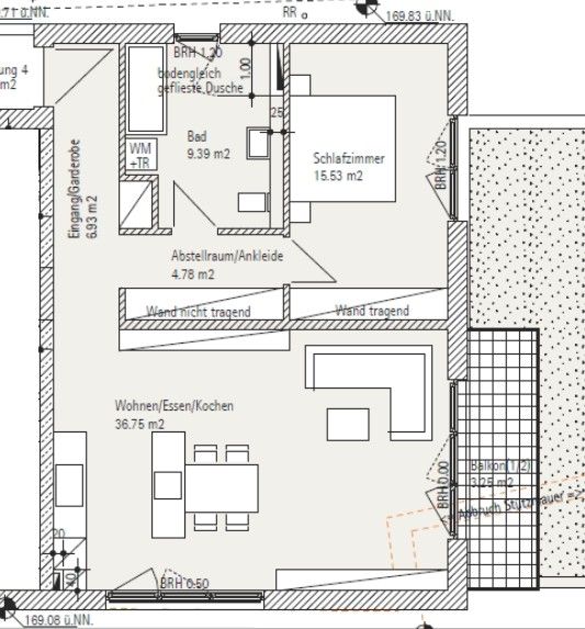 2+1, , Bádensko-Württembersko, 77 m² - 2
