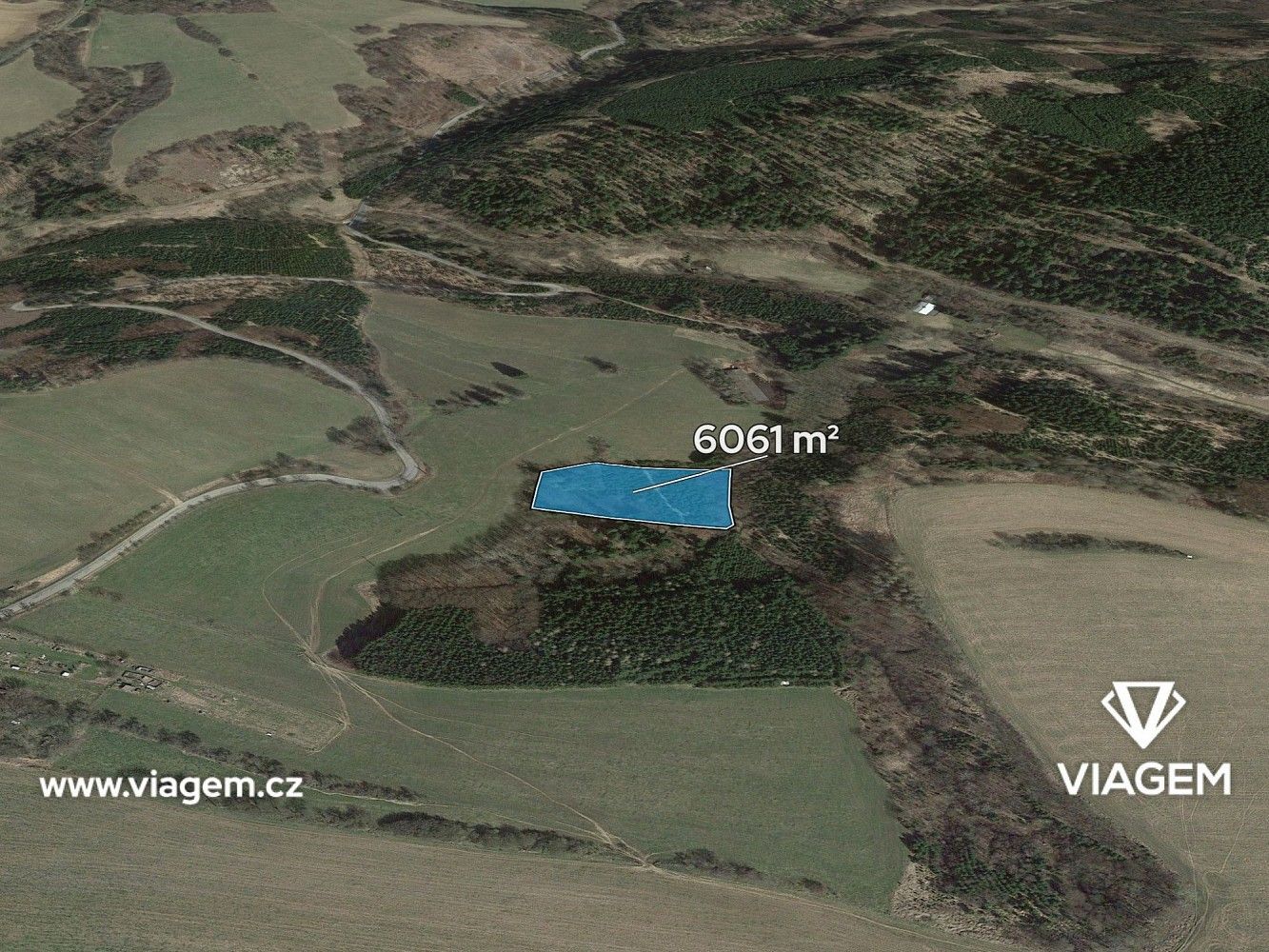 Les, 6 061 m²