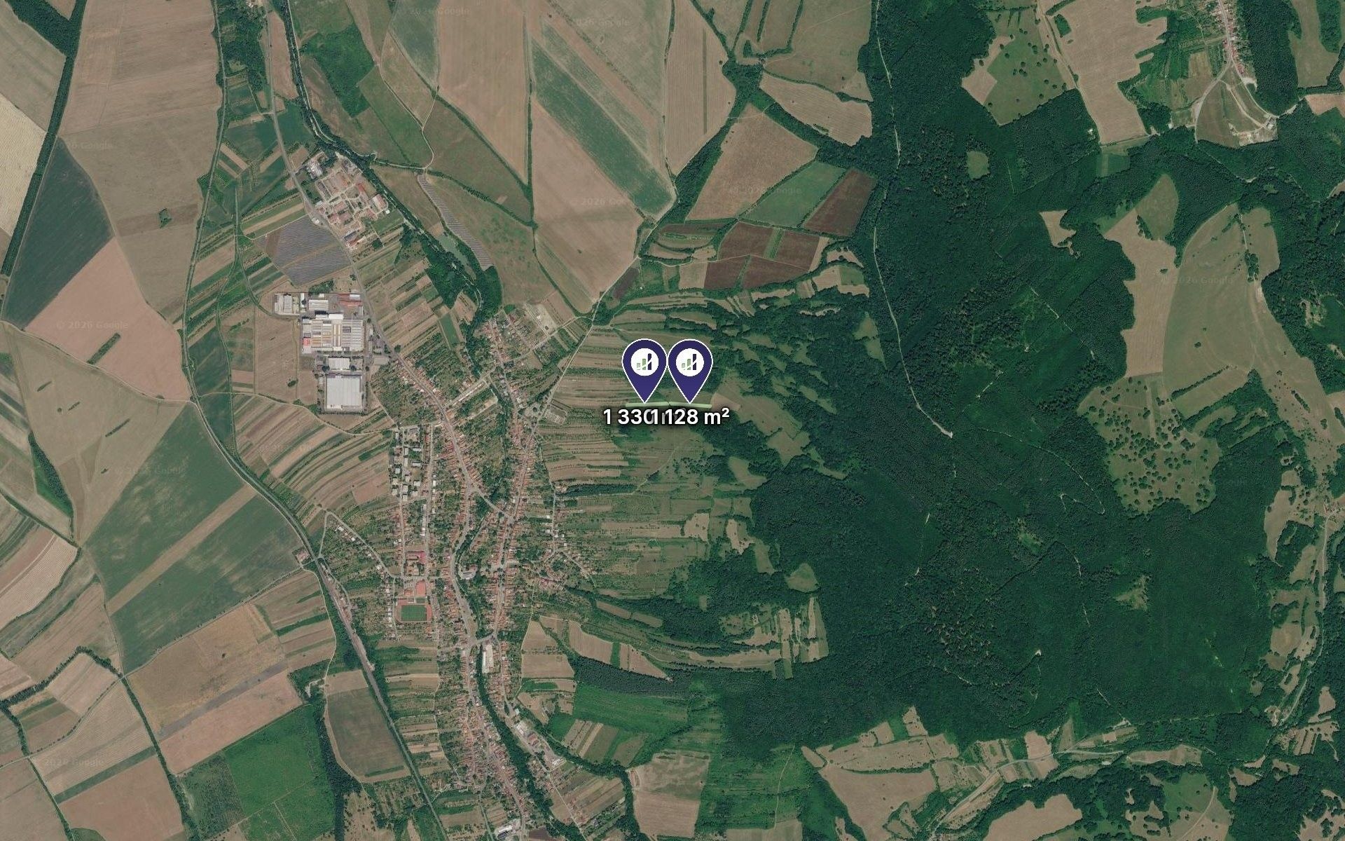 Louky, Velká nad Veličkou, 2 458 m² - 2