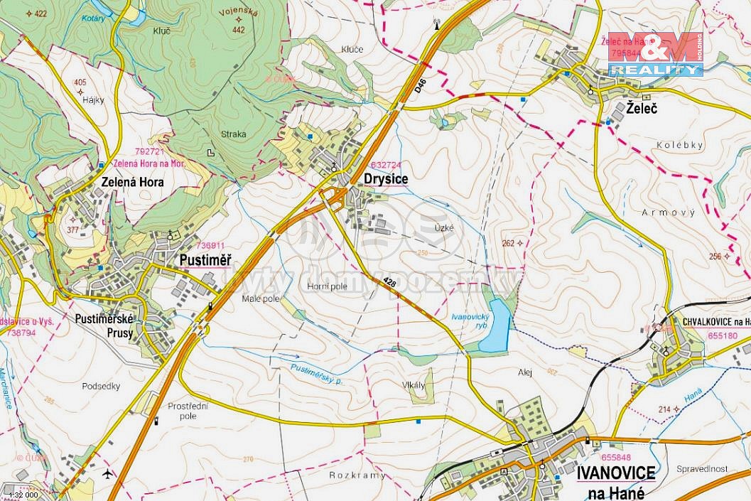Prodej pozemek - Drysice, okres Vyškov - 5