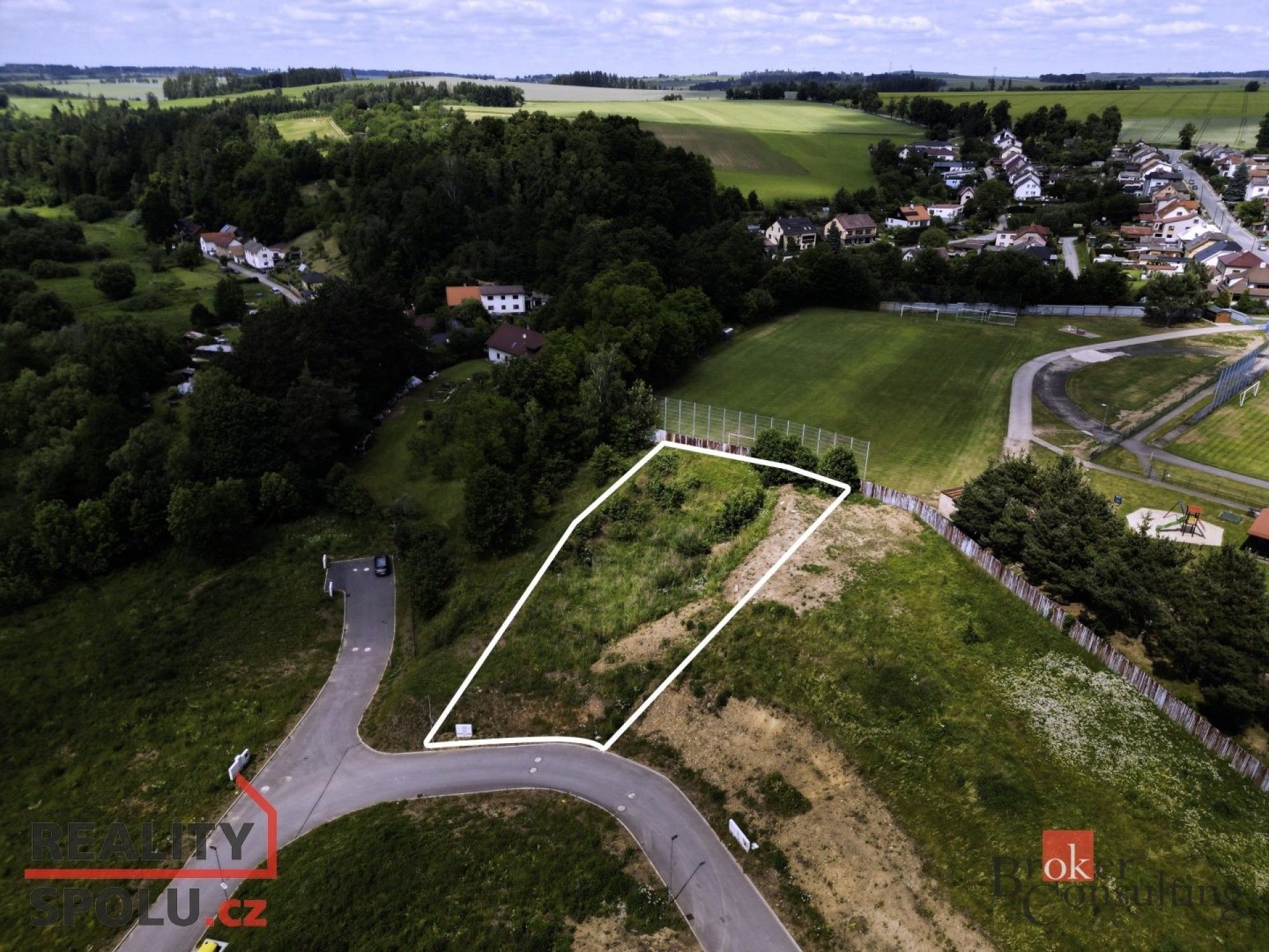 Prodej pozemek pro bydlení - Polná, 1 086 m²