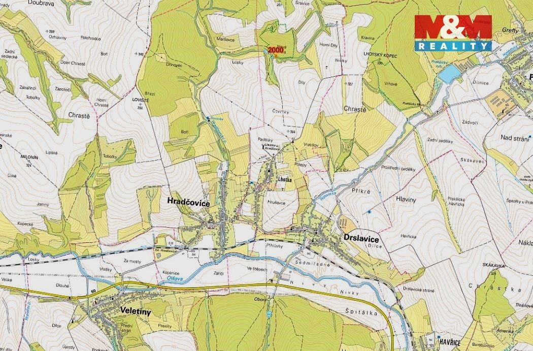 Prodej pozemek pro bydlení - Hradčovice, 687 33