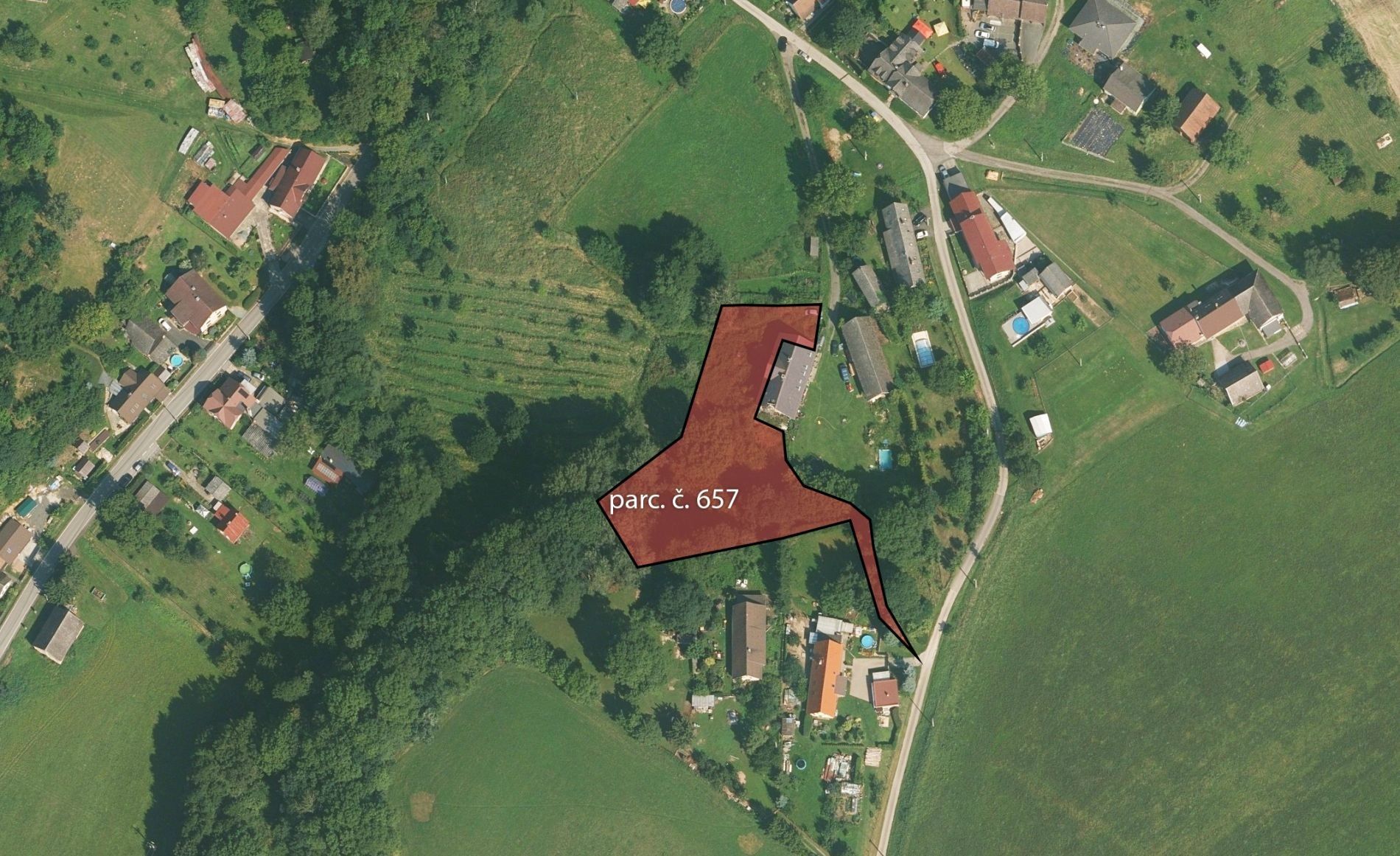 Pozemek pro bydlení, 3 068 m²