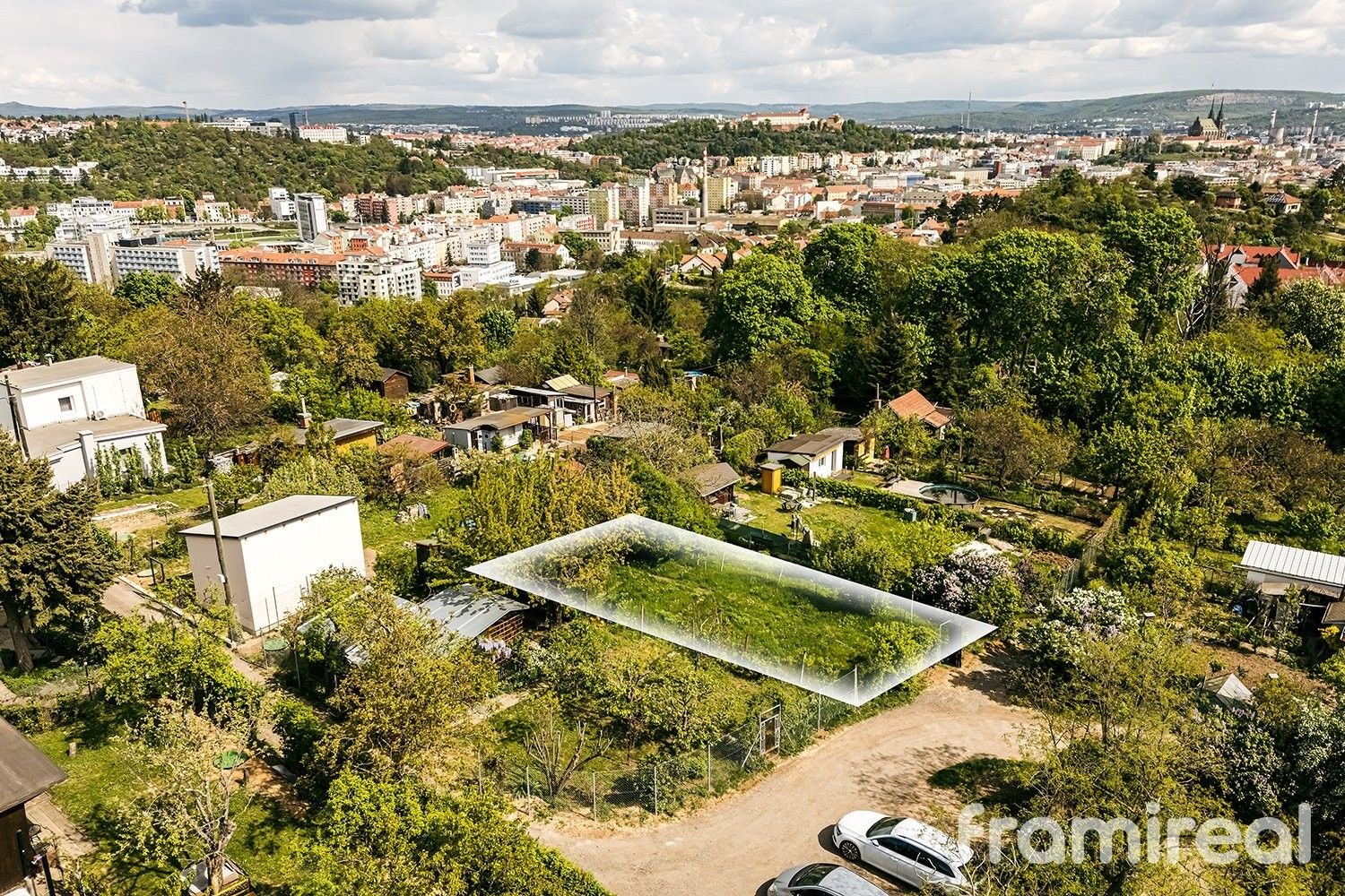 Prodej zahrada - Pisárky, Brno, 353 m²