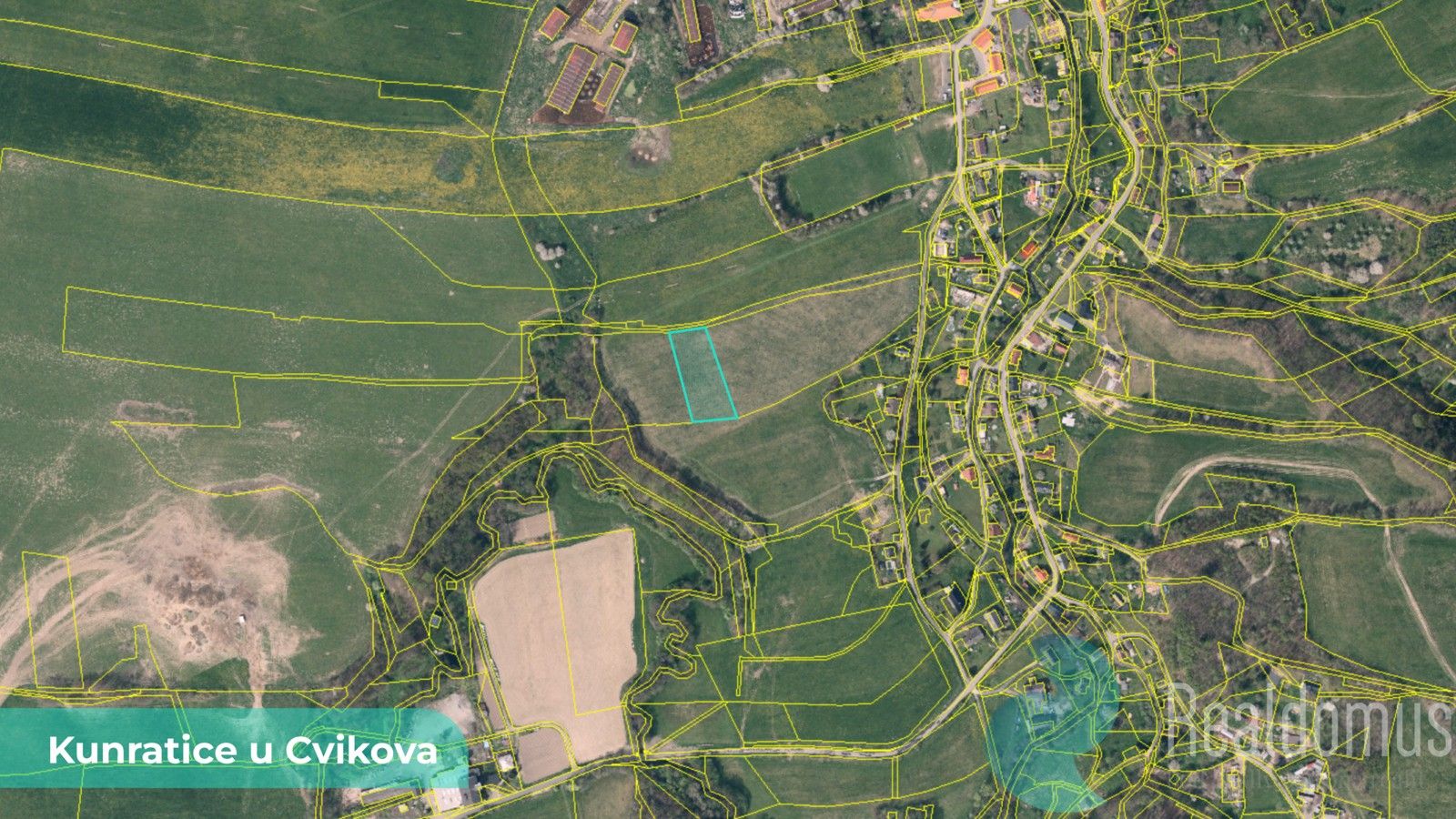 Prodej louka - Kunratice u Cvikova, 4 157 m² - 5