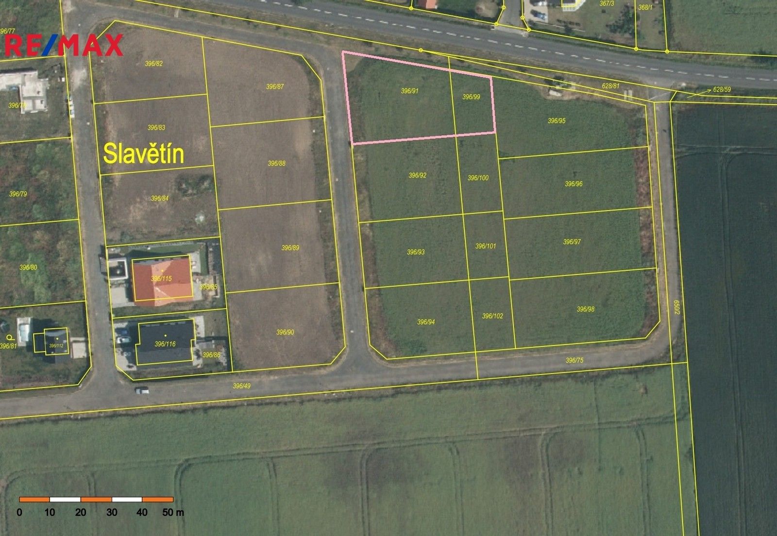 Pozemky pro bydlení, Slavětín, 1 m²