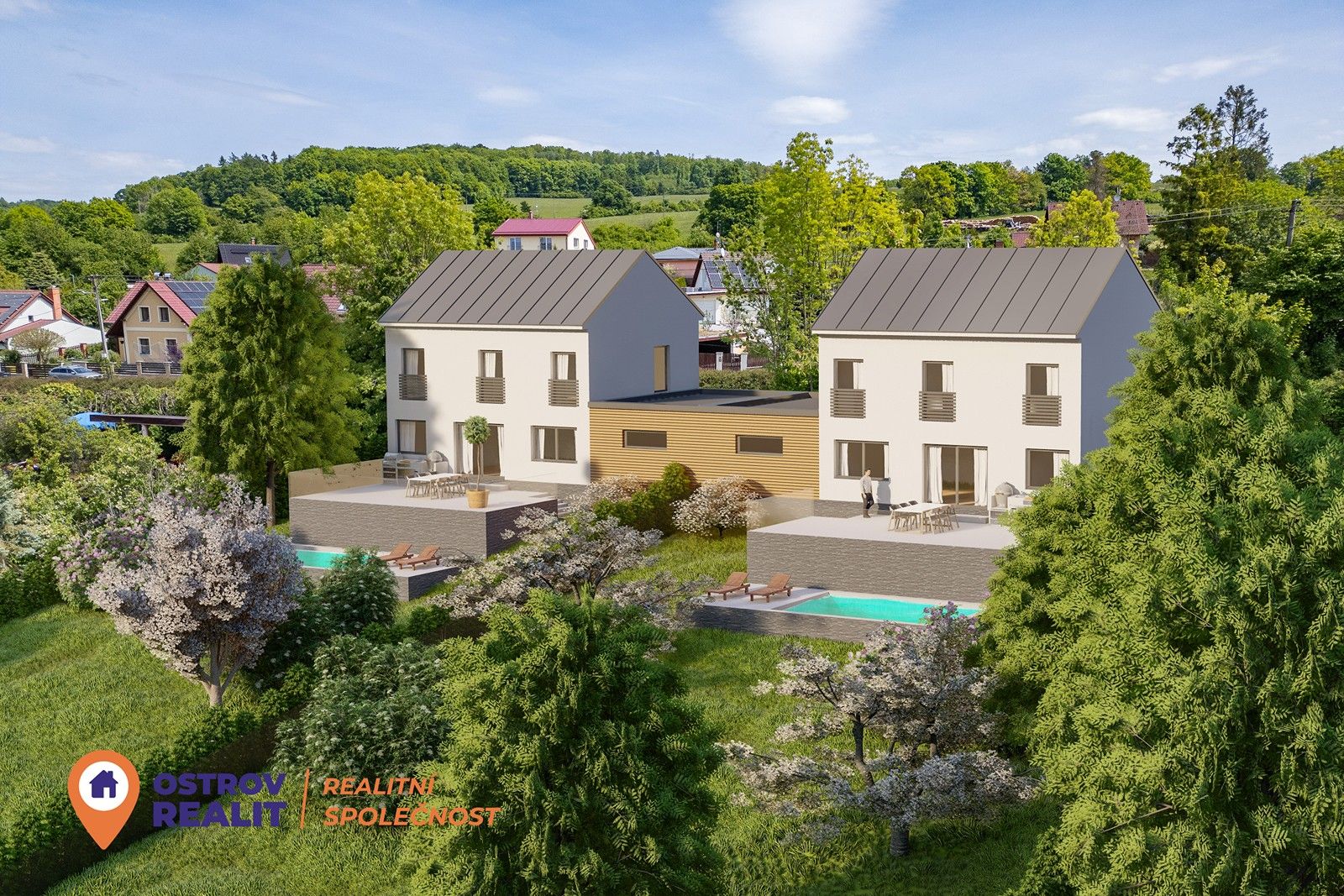 Pozemky pro bydlení, Lipina, 4 488 m² - 2