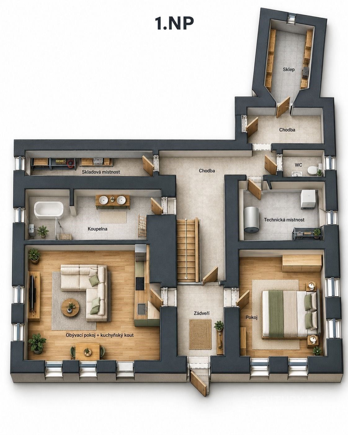 Rodinné domy, Polubenská 137, Desná III, 218 m² - 2