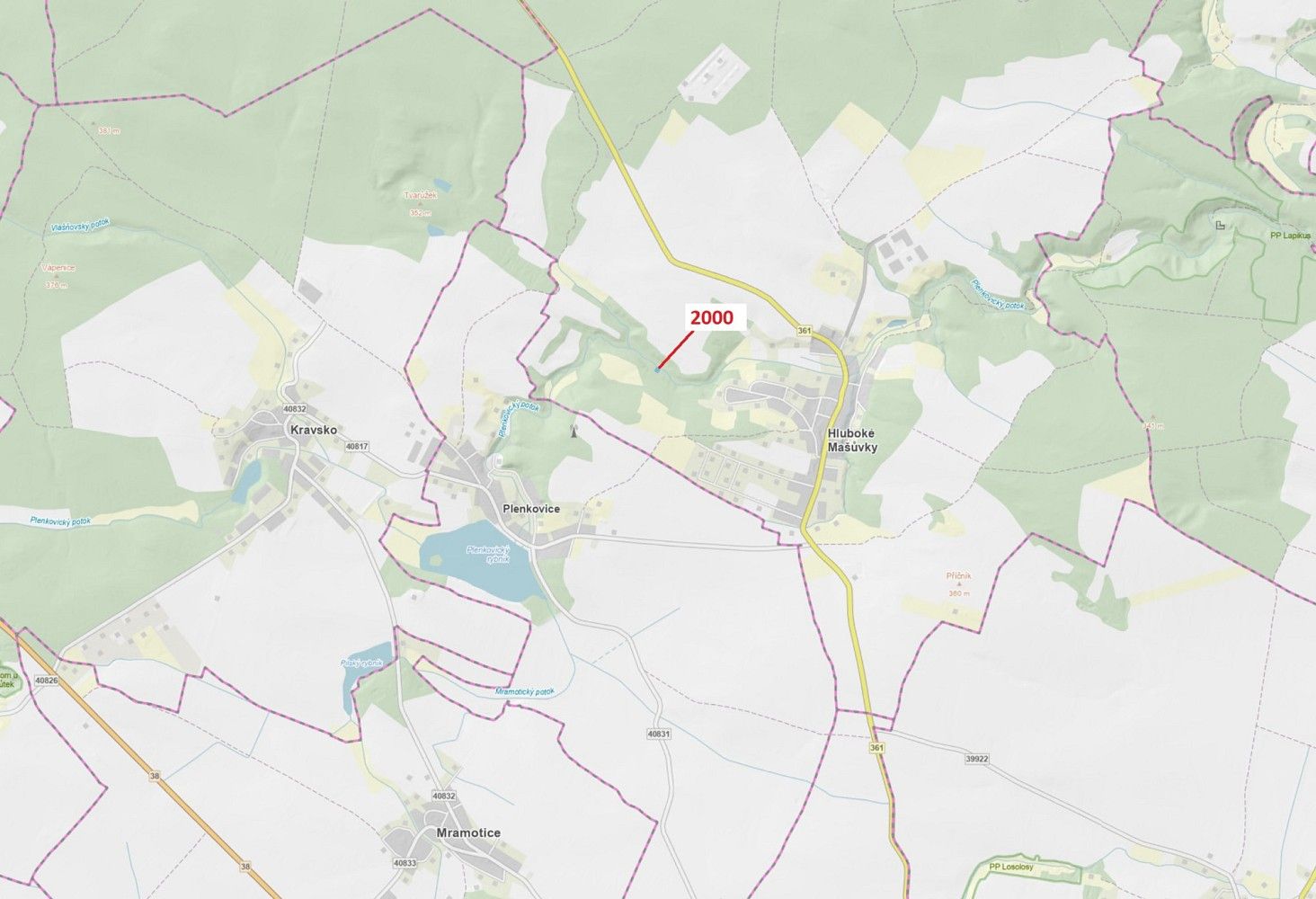 Les, 504 m²