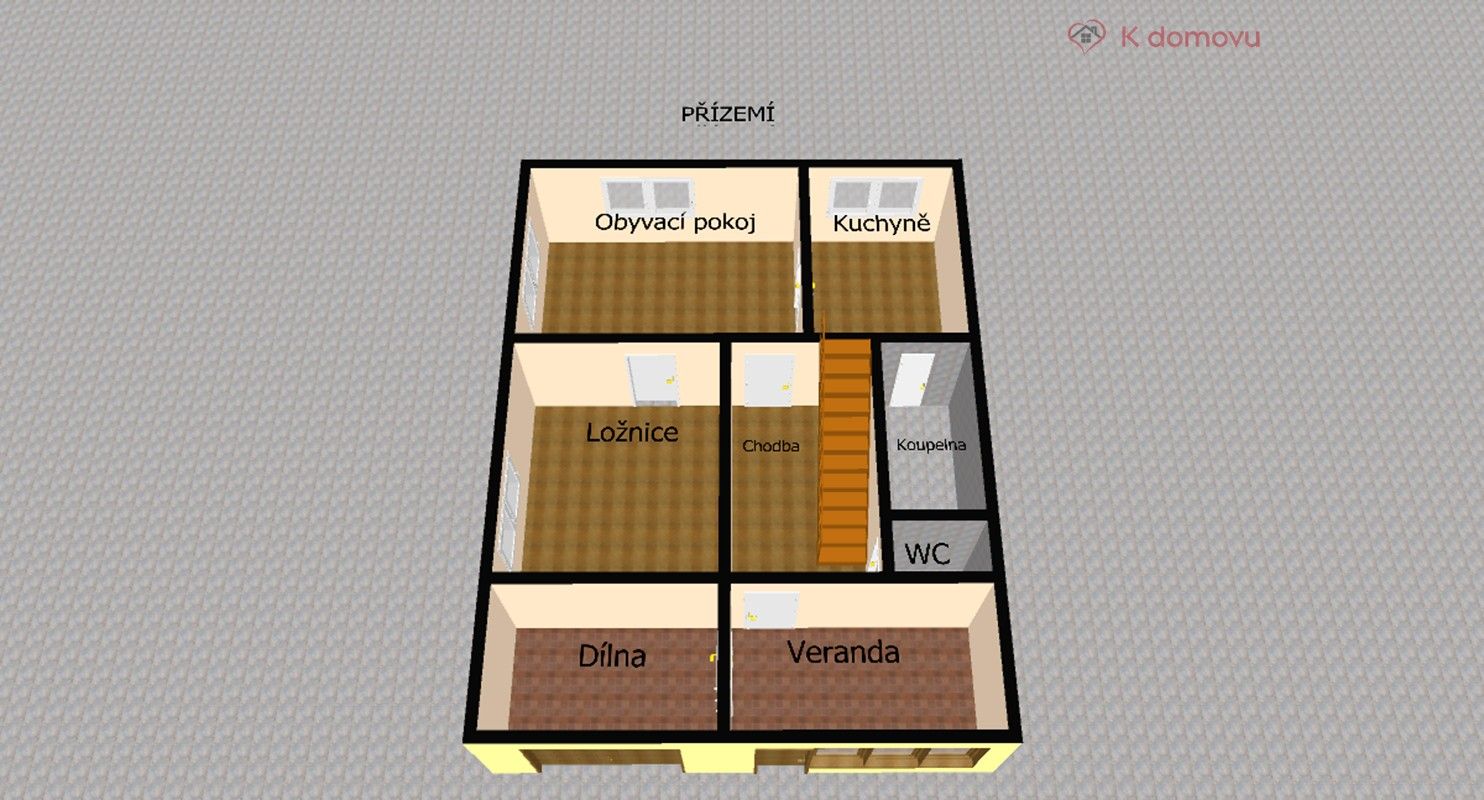 Rodinné domy, Výmyslov, Přerov, 64 m² - 2