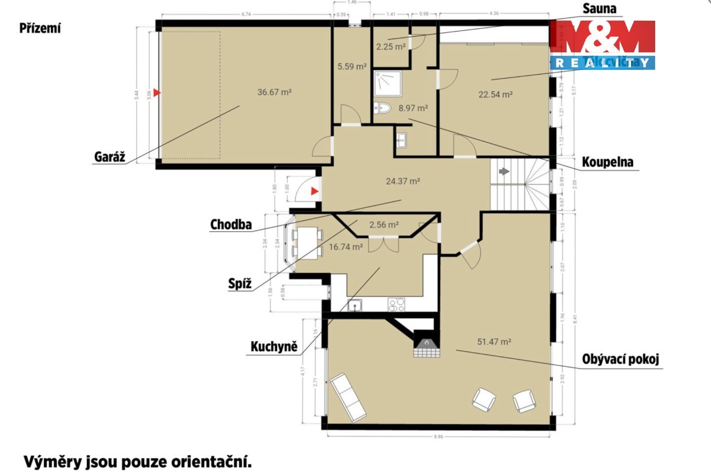Prodej rodinný dům - Pod Skalou, Psáry, 218 m² - 5