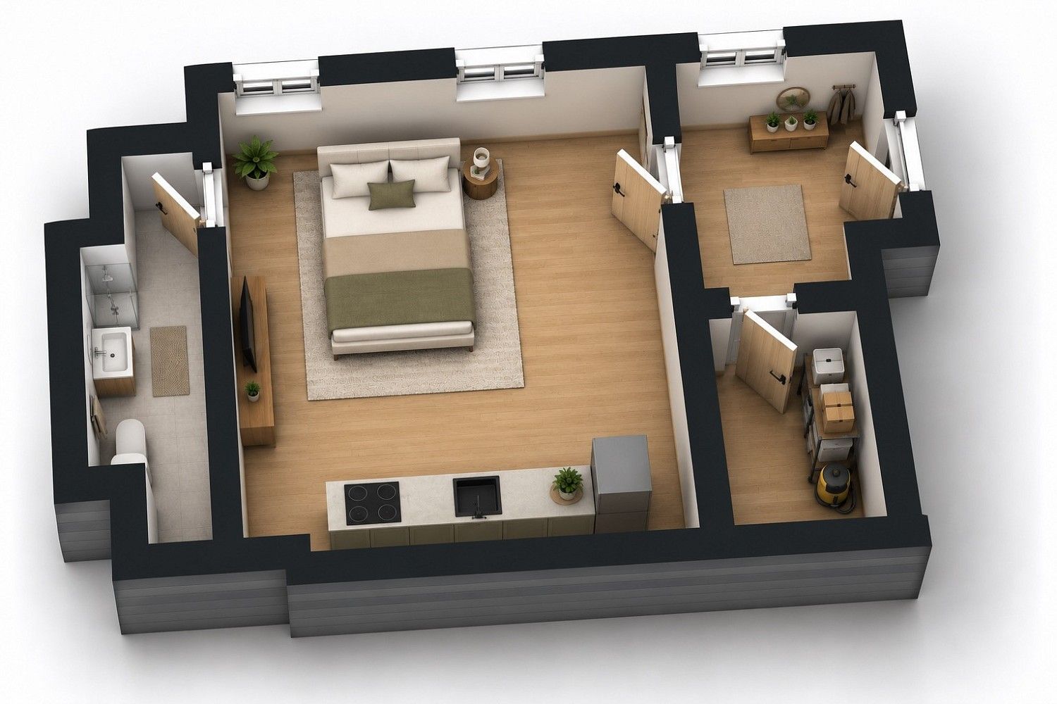Byt 2+kk · 61 m² · Vápenice, okres Uherské Hradiště - 4