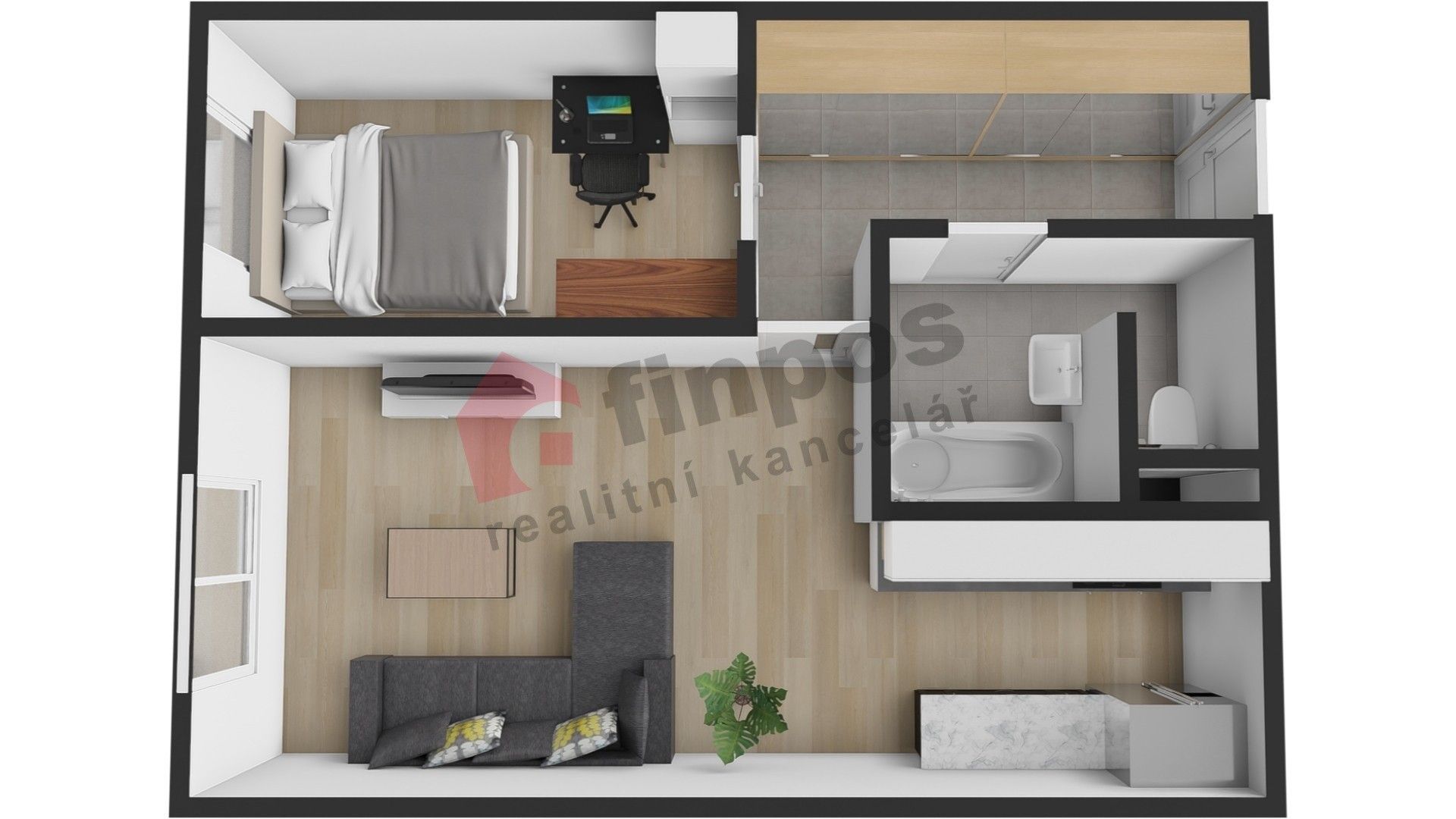 Prodej byt 2+kk - Benešova, Kolín, 43 m²