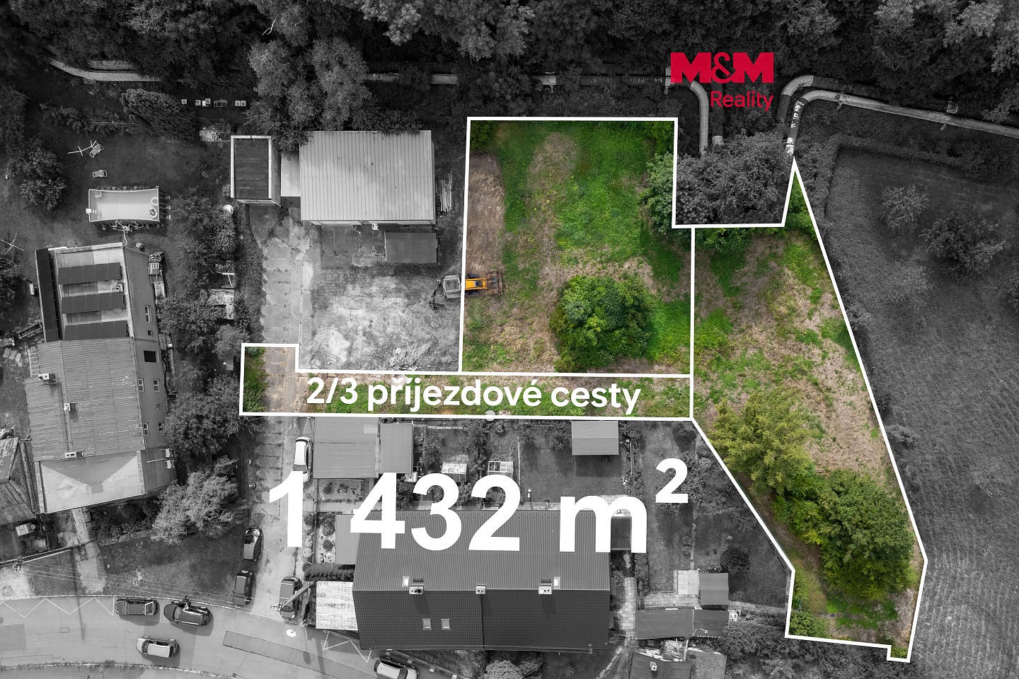 Pozemek pro bydlení, 1 432 m²
