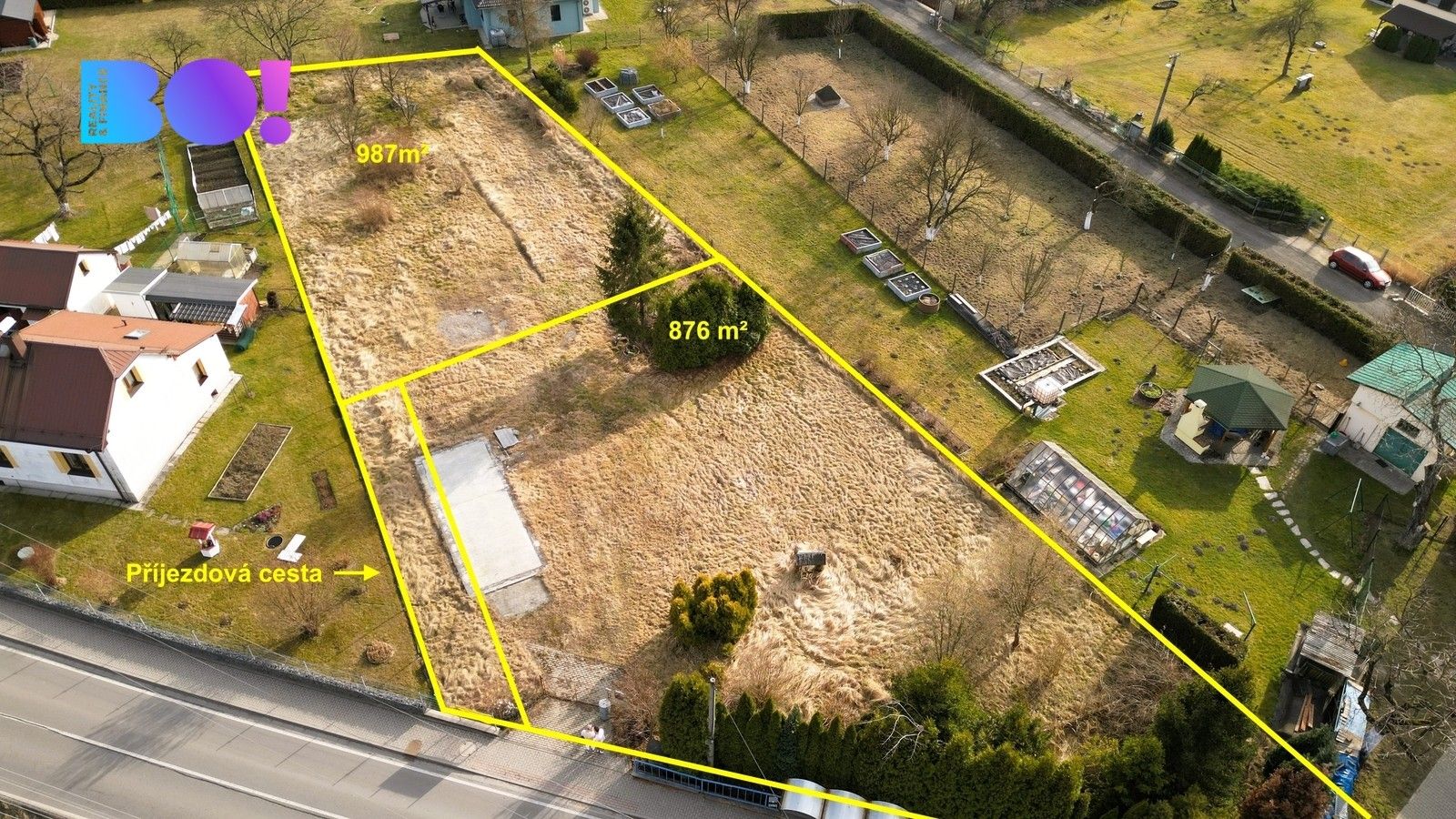 Pozemky pro bydlení, Petřvald, 876 m² - 2
