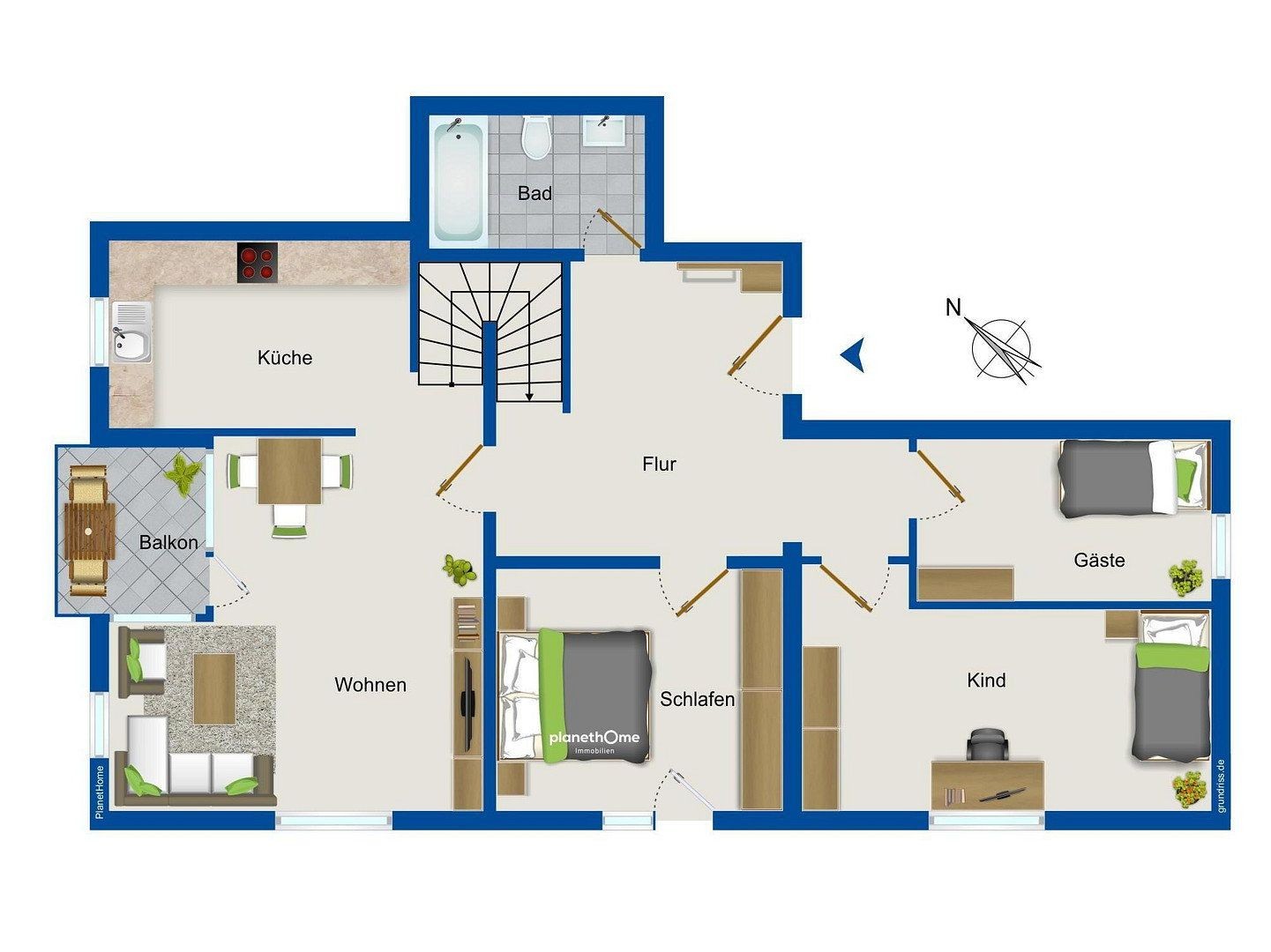 6+kk a více, , Braniborsko, 148 m² - 1
