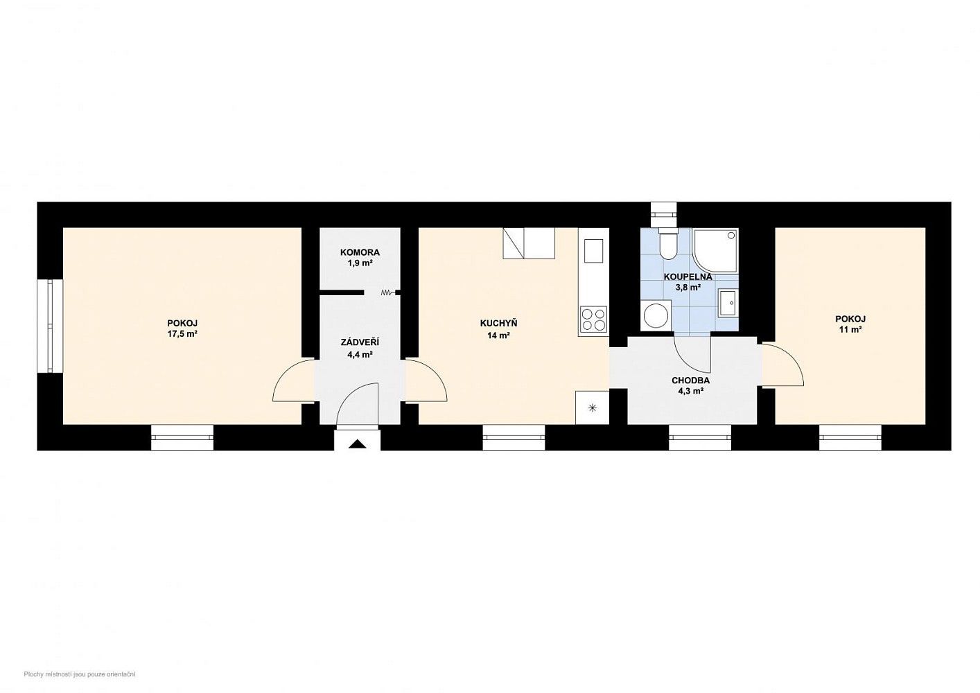 Rodinný dům · 57 m² · Bříza, okres Litoměřice - 3