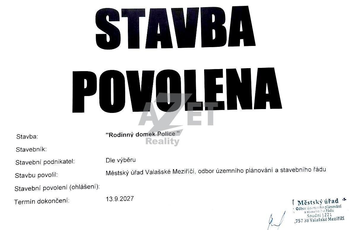 Pozemek pro bydlení · 1 266 m² · Police, Vsetín - 3