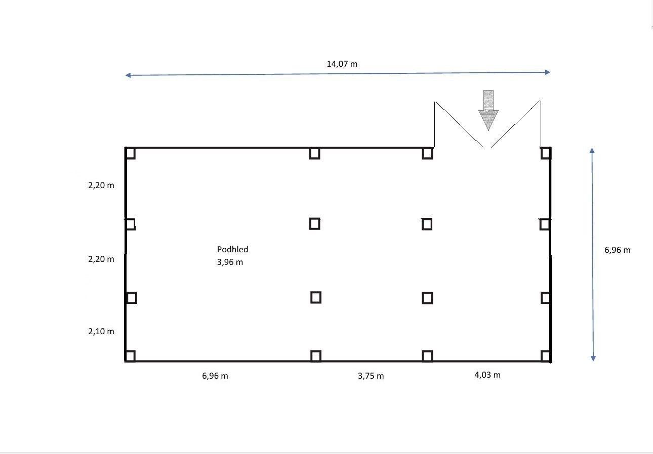 Pronájem sklad - Zákolany, 100 m²