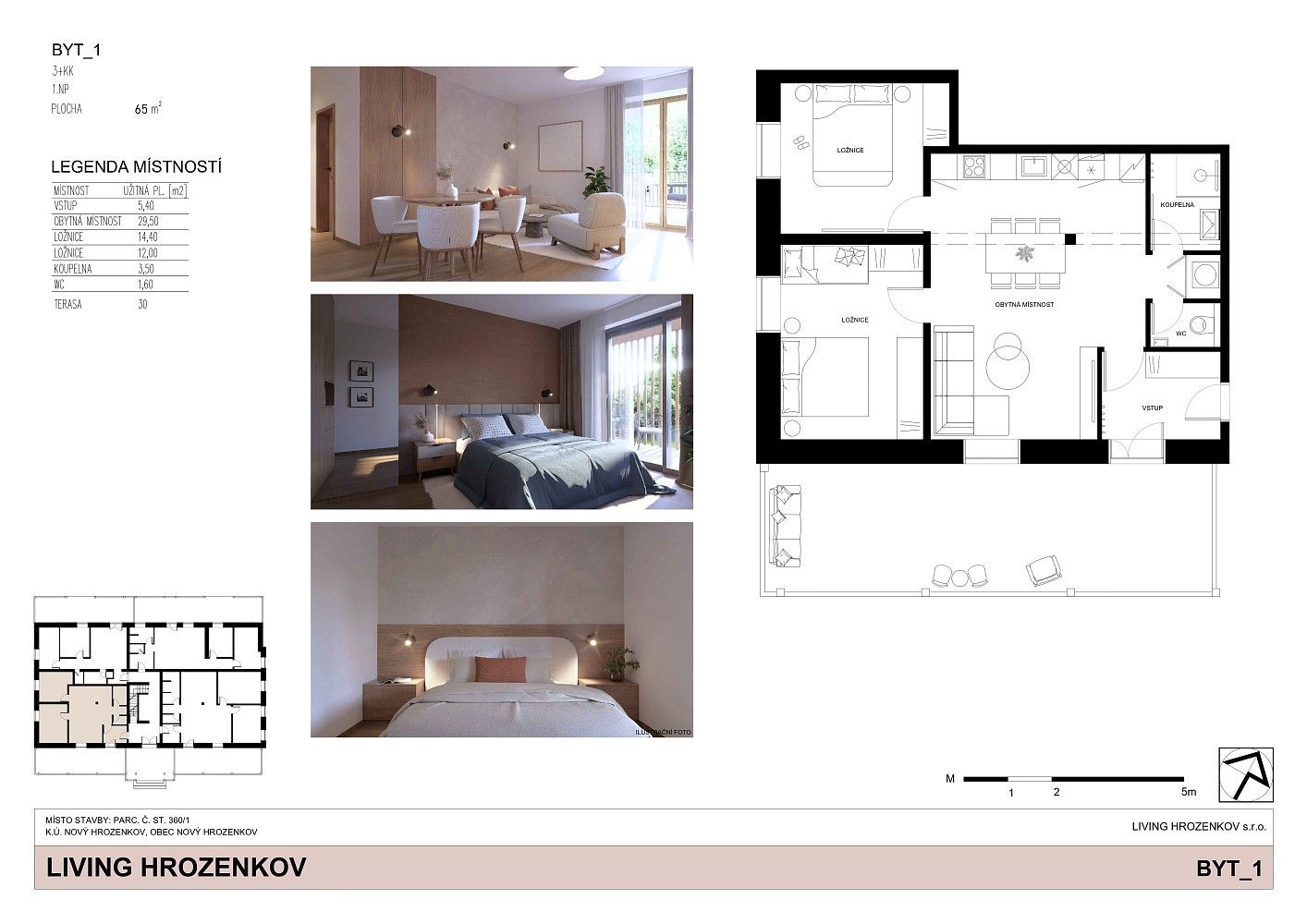 Byt 3+kk · 65 m² · Nový Hrozenkov, okres Vsetín - 2