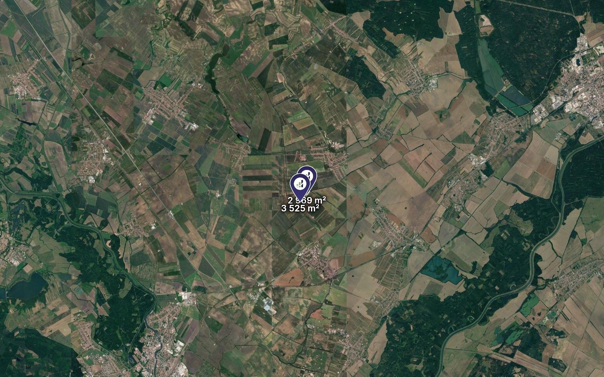 Zemědělské pozemky, Hrušky, 6 494 m² - 2