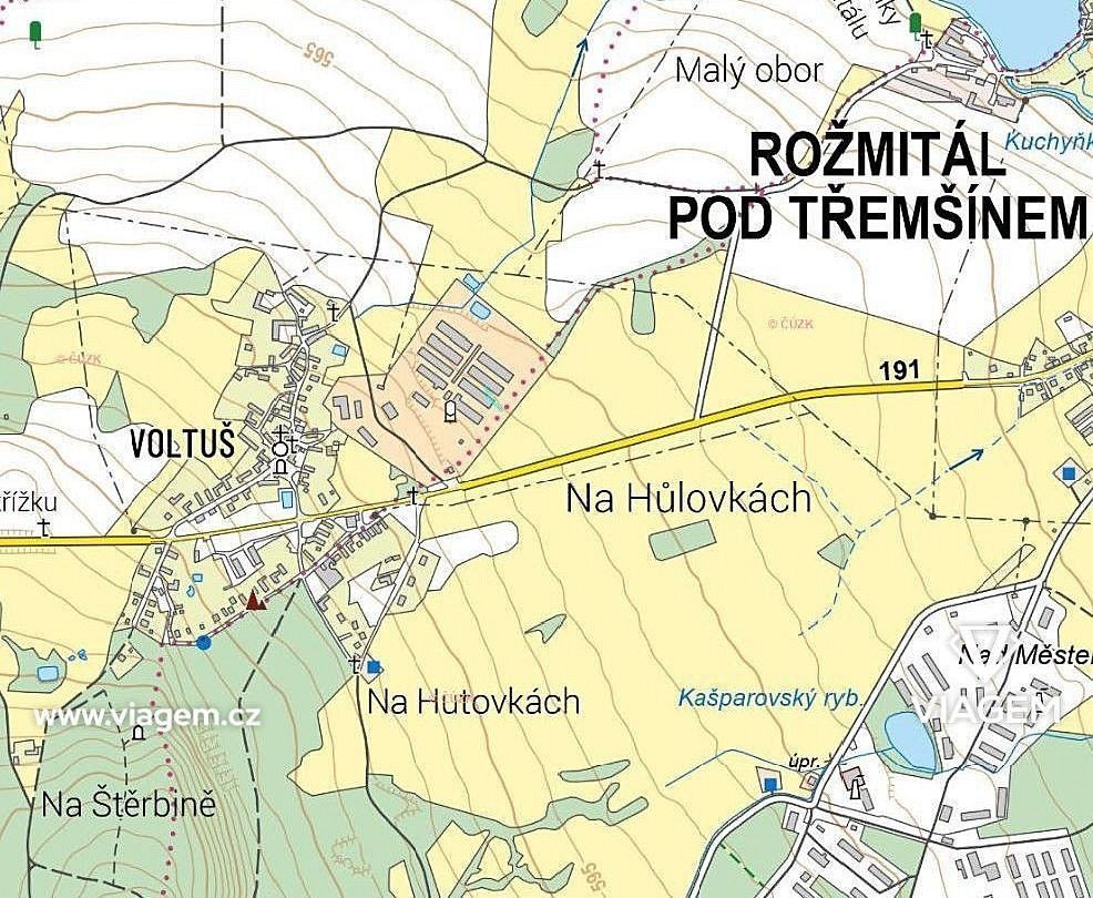 Pozemky pro bydlení, Rožmitál pod Třemšínem, okres Příbram, Středočeský kraj - 1