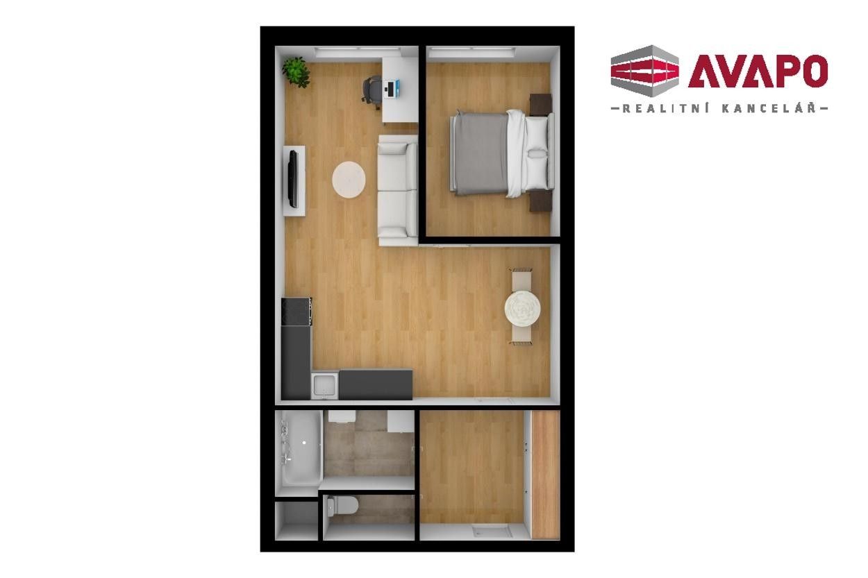 Pronájem byt 2+kk - Provaznická, Opava, 58 m²