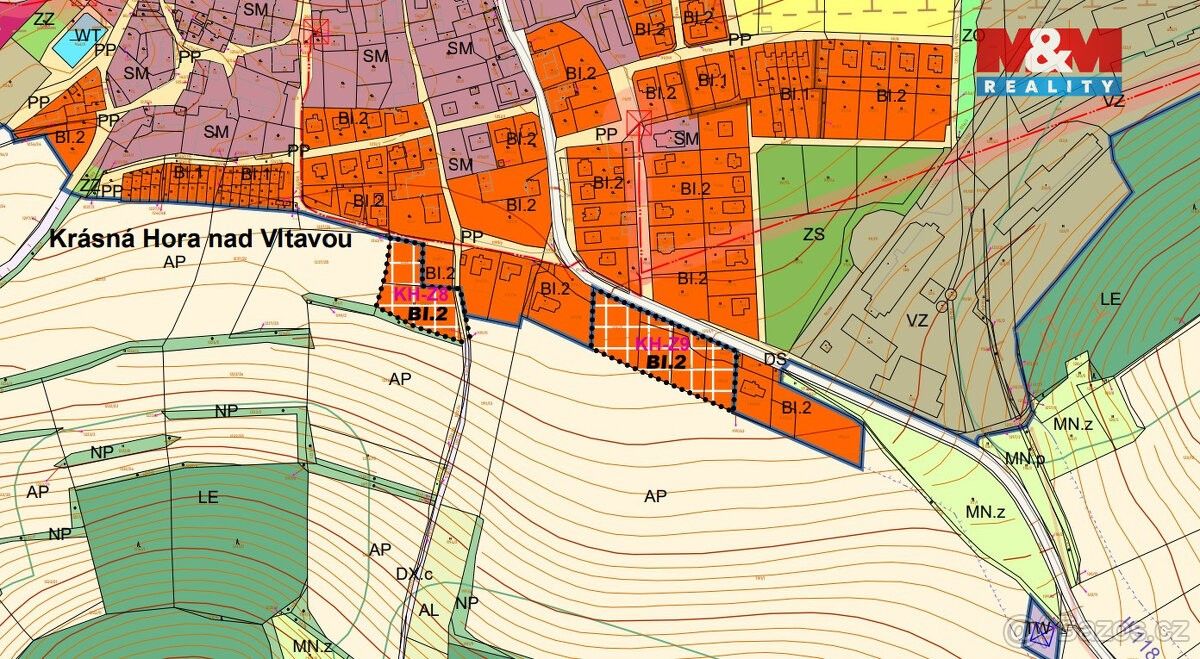 Prodej pozemek pro bydlení - Krásná Hora nad Vltavou, 262 56