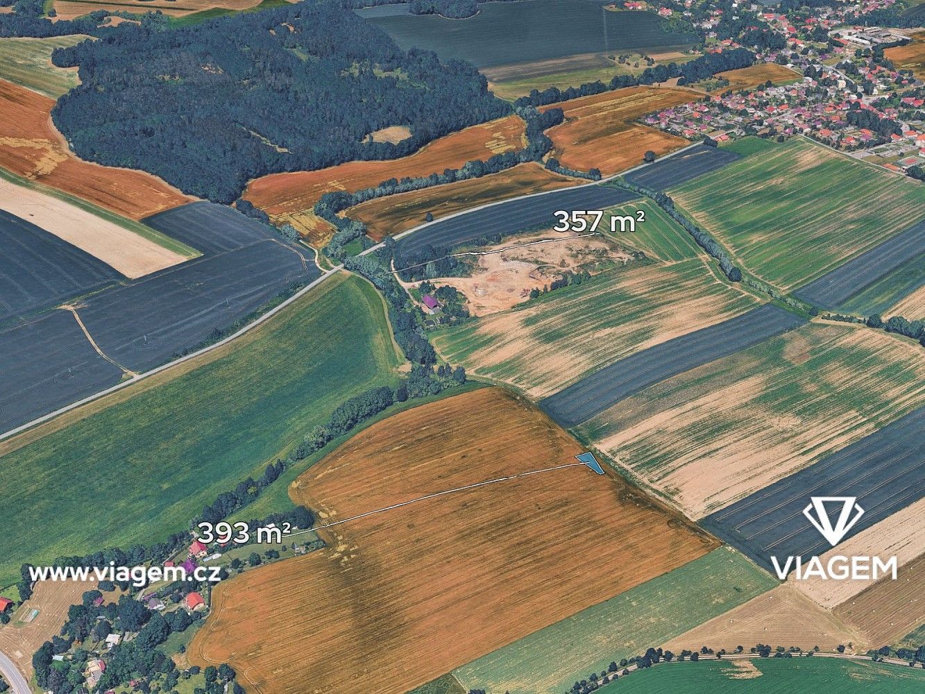Zemědělské pozemky, Bernartice nad Odrou, okres Nový Jičín, Moravskoslezský kraj