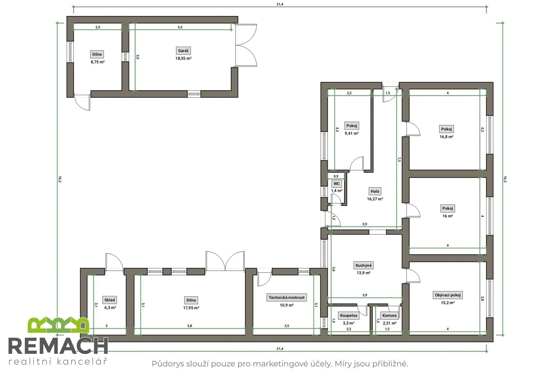 Prodej rodinný dům - Mistřice, 118 m² - 2