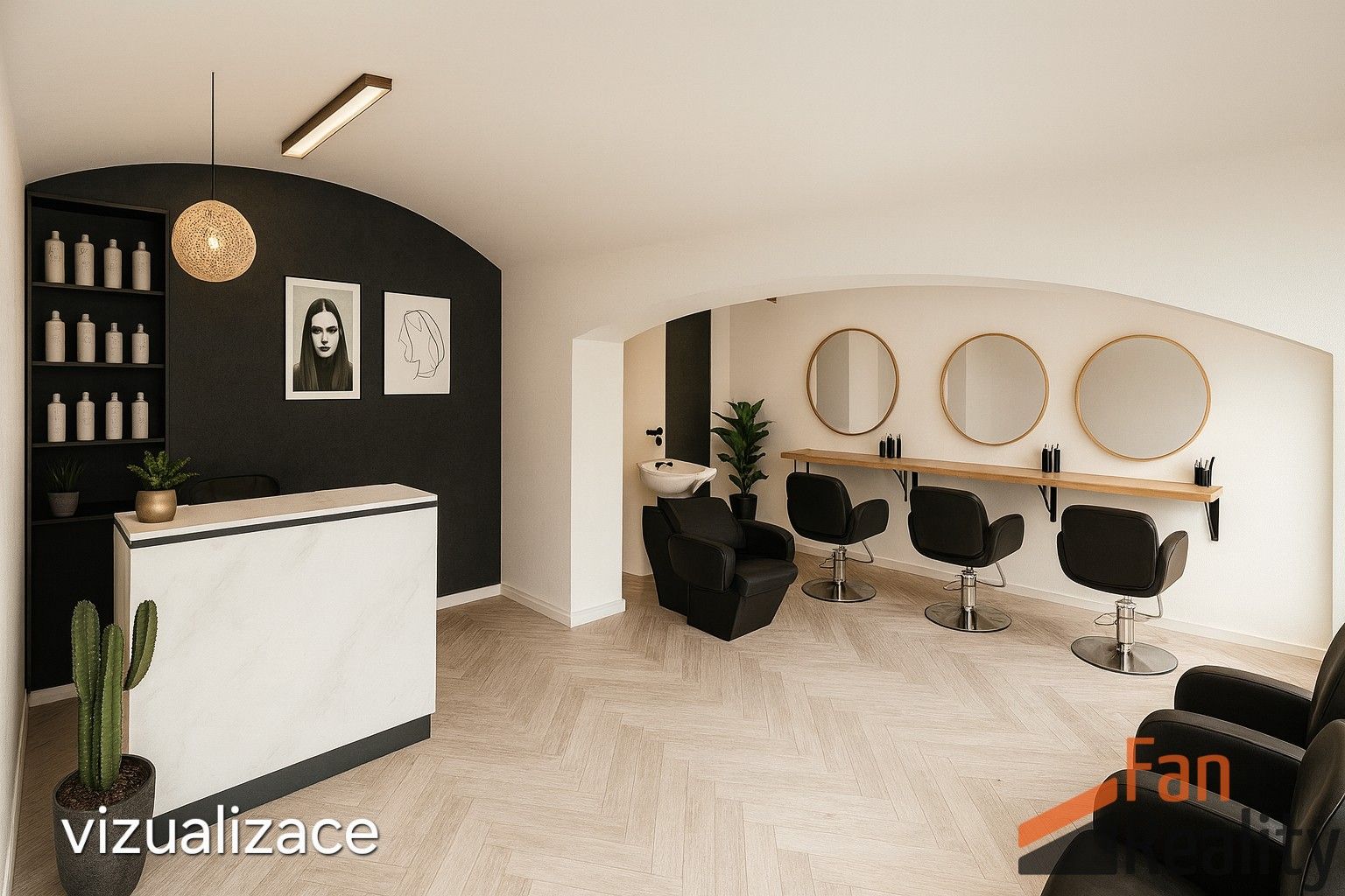 Pronájem obchodní prostory - Dienzenhoferovy sady, Praha, 86 m²