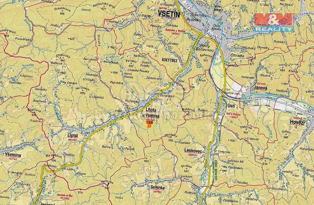 Prodej les - Lhota u Vsetína, okres Vsetín, Zlínský kraj - 5