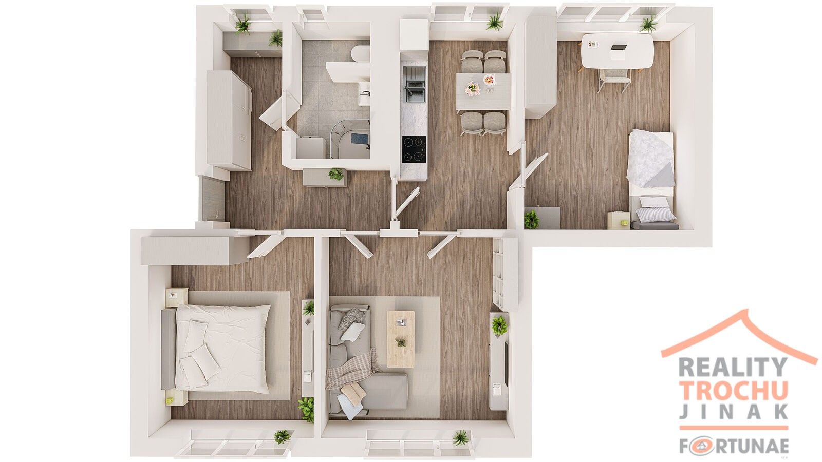 Byt 3+1 · 71 m² · Dvořákova, Opatovice nad Labem - 3