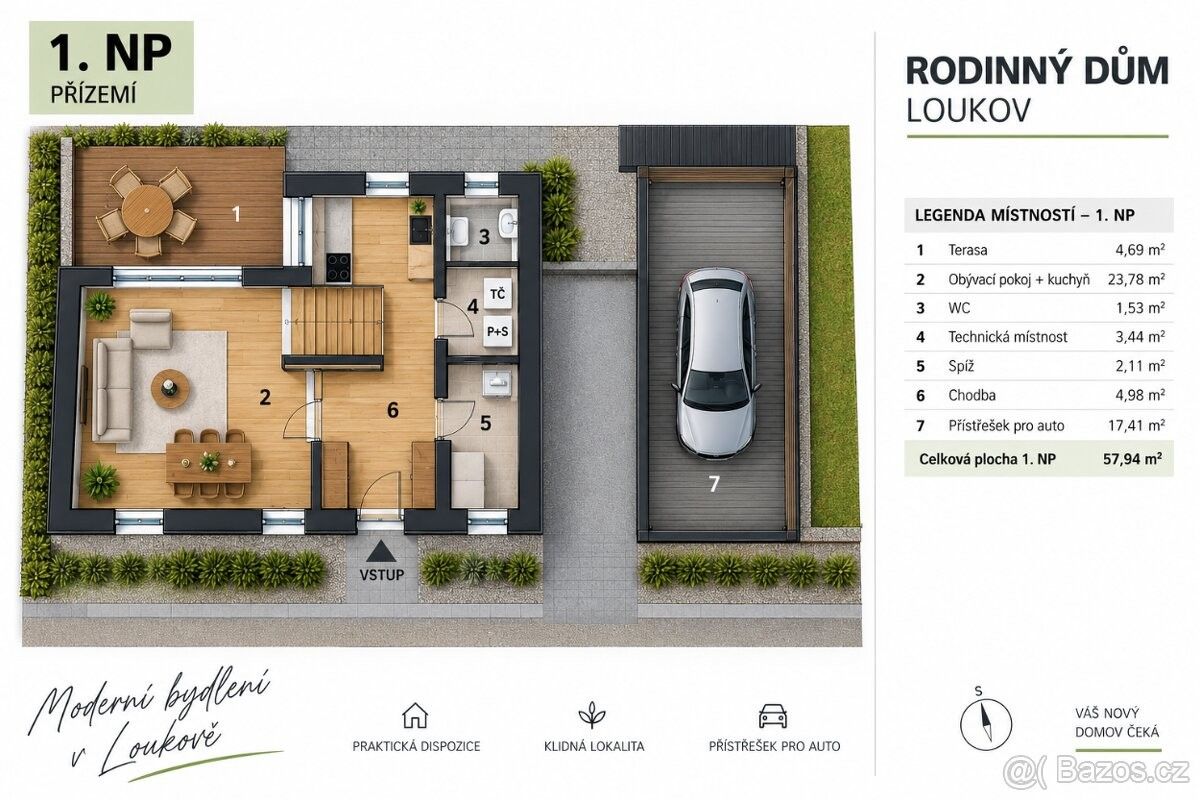 Pozemek pro bydlení · Loukov, 768 75 - 4