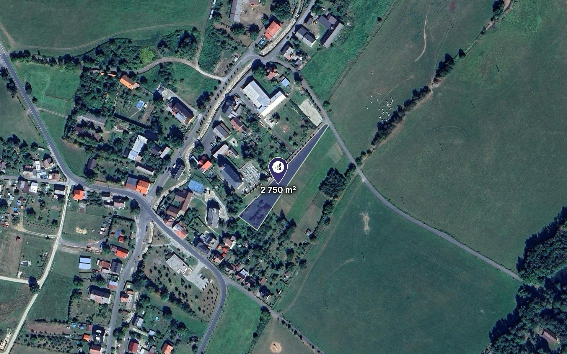 Zemědělské pozemky, Uhelná, 2 750 m² - 1