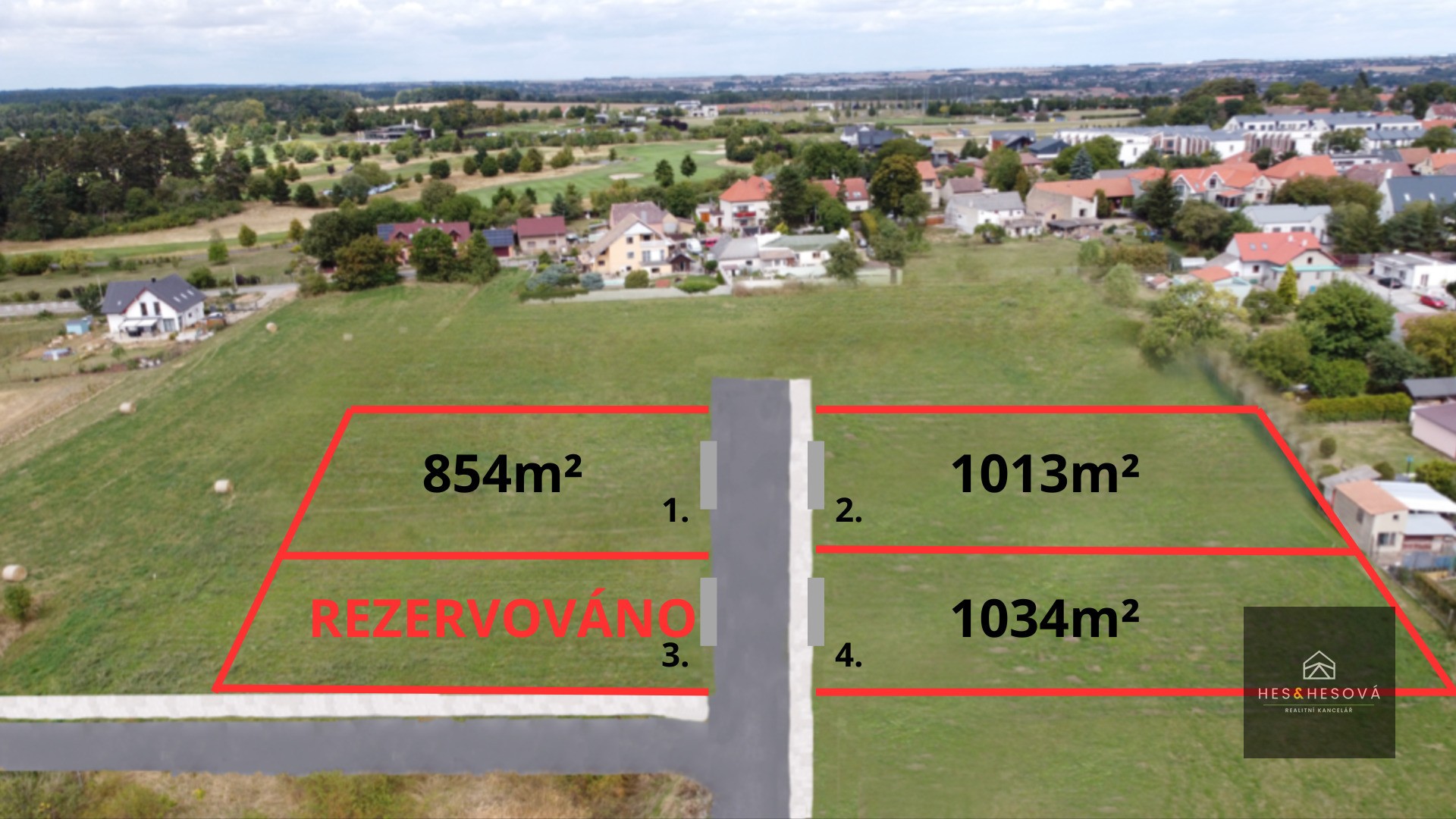 Prodej pozemek pro bydlení - Na Nouzově, Vysoký Újezd, 854 m² - 5